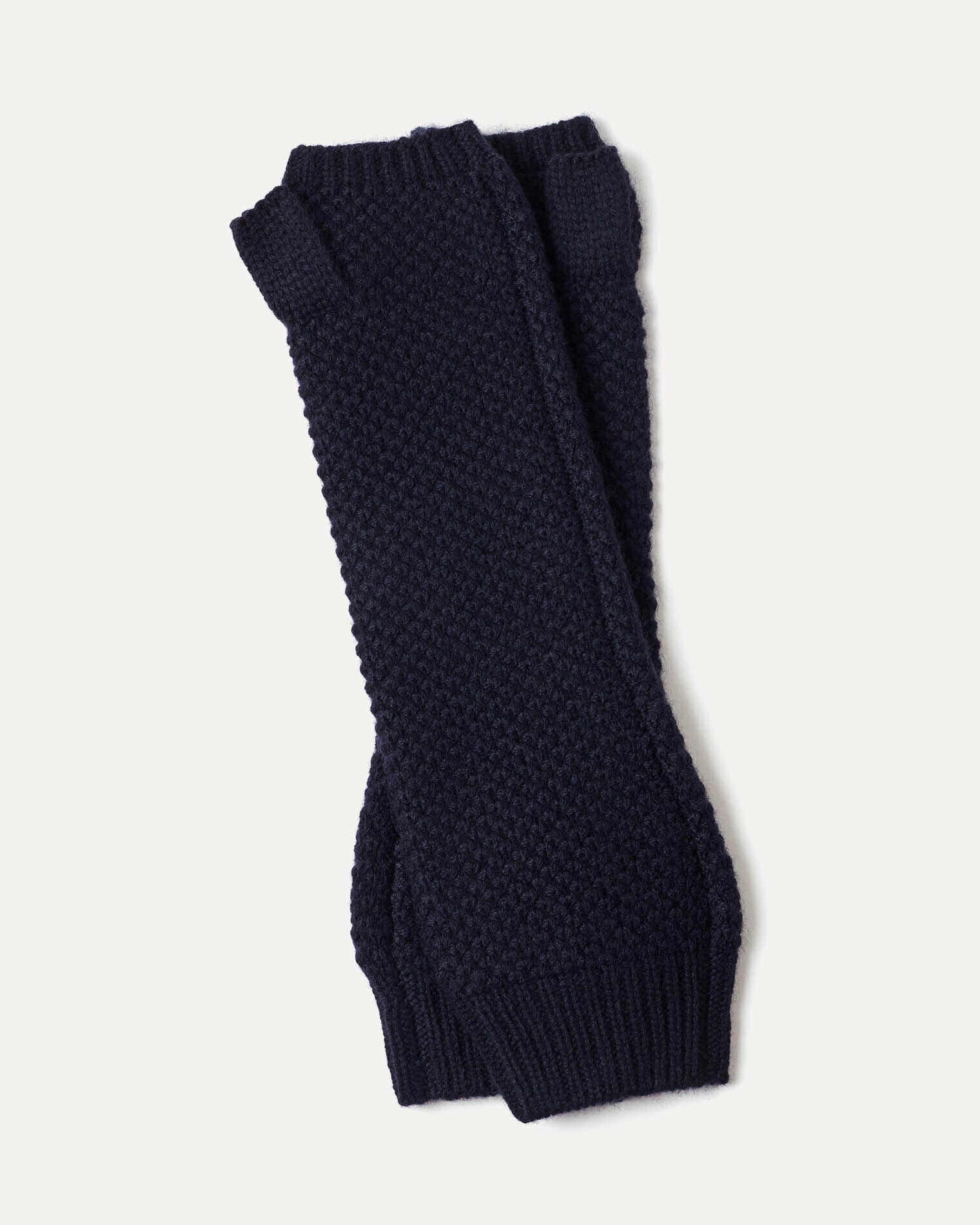 Mitaines MALMO Mitaines cachemire unies point de riz