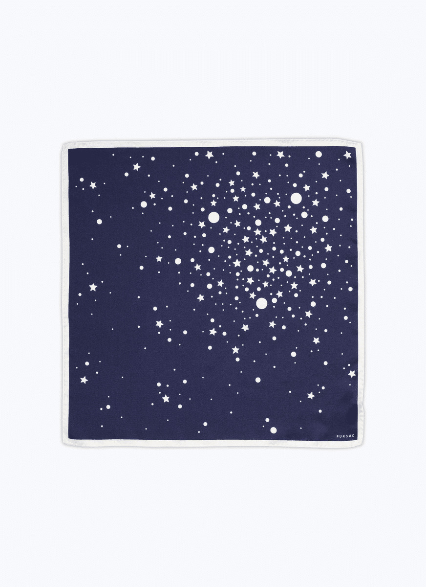 Pochette en twill de soie