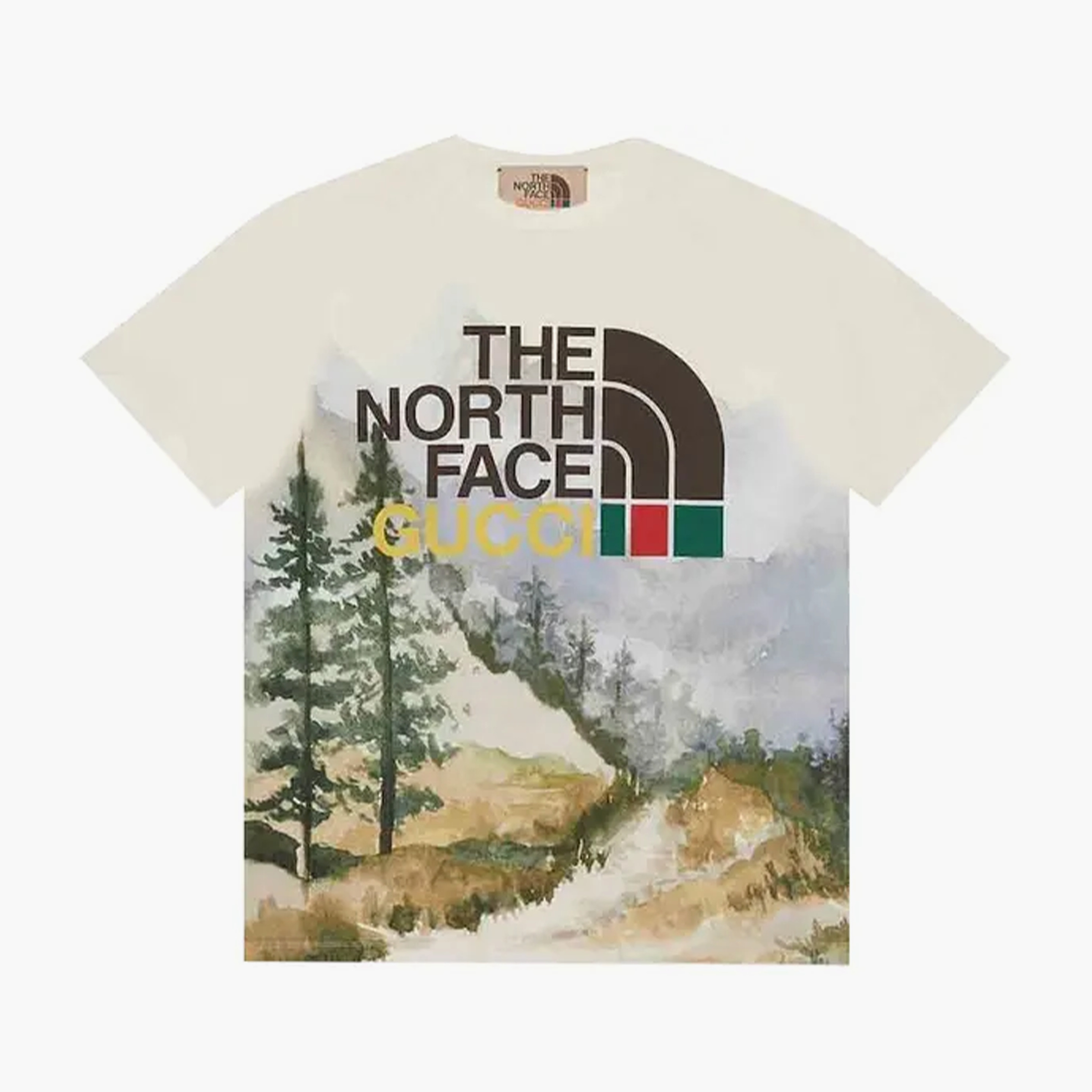 Gucci Gucci x The North Face T-Shirt 'Trail Print