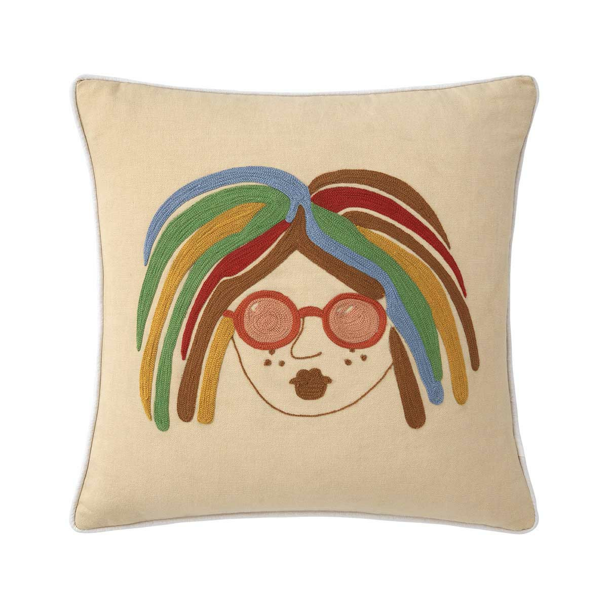 Olivier Desforges - Housse de coussin en coton, Coco Bay