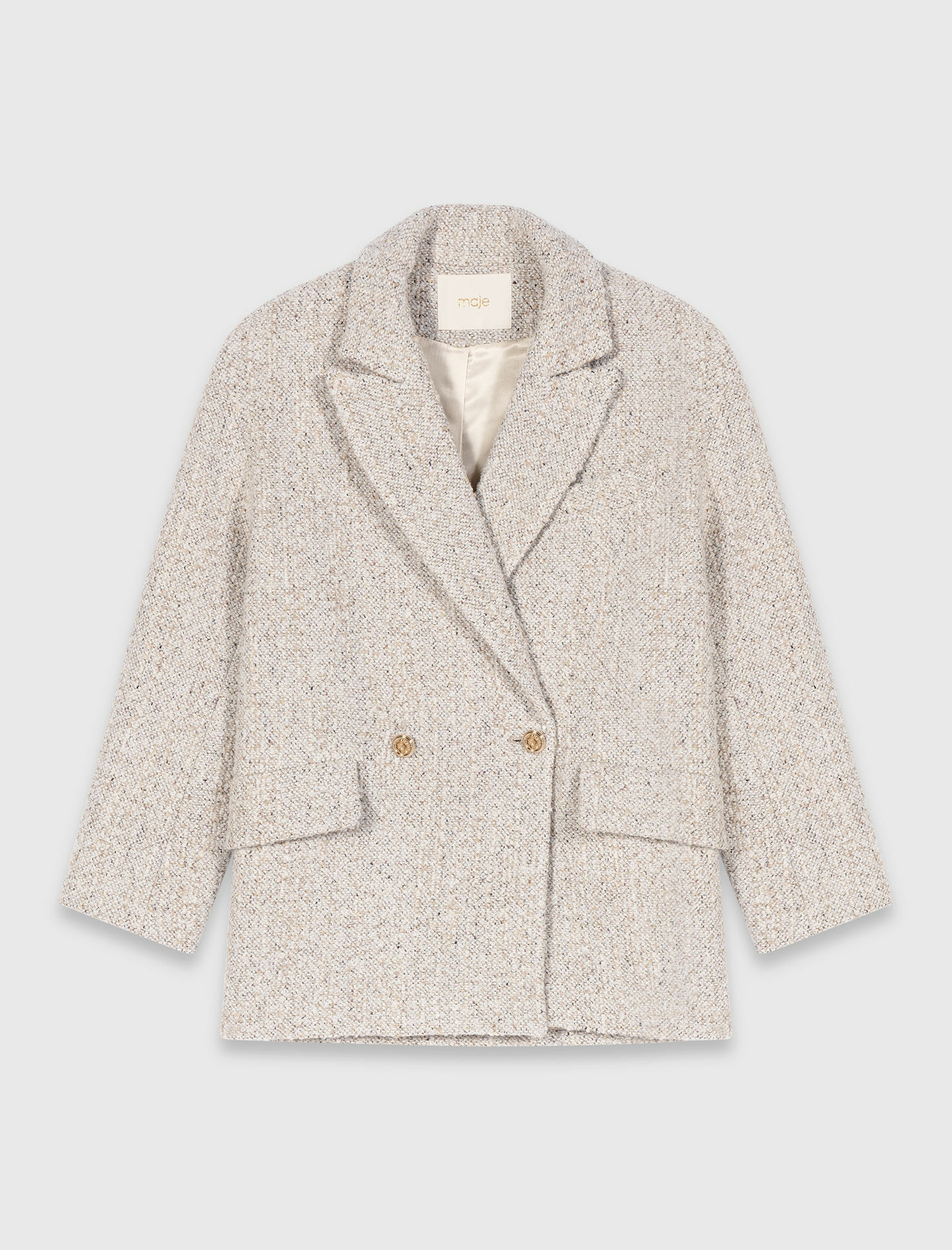 Manteau en laine mélangée