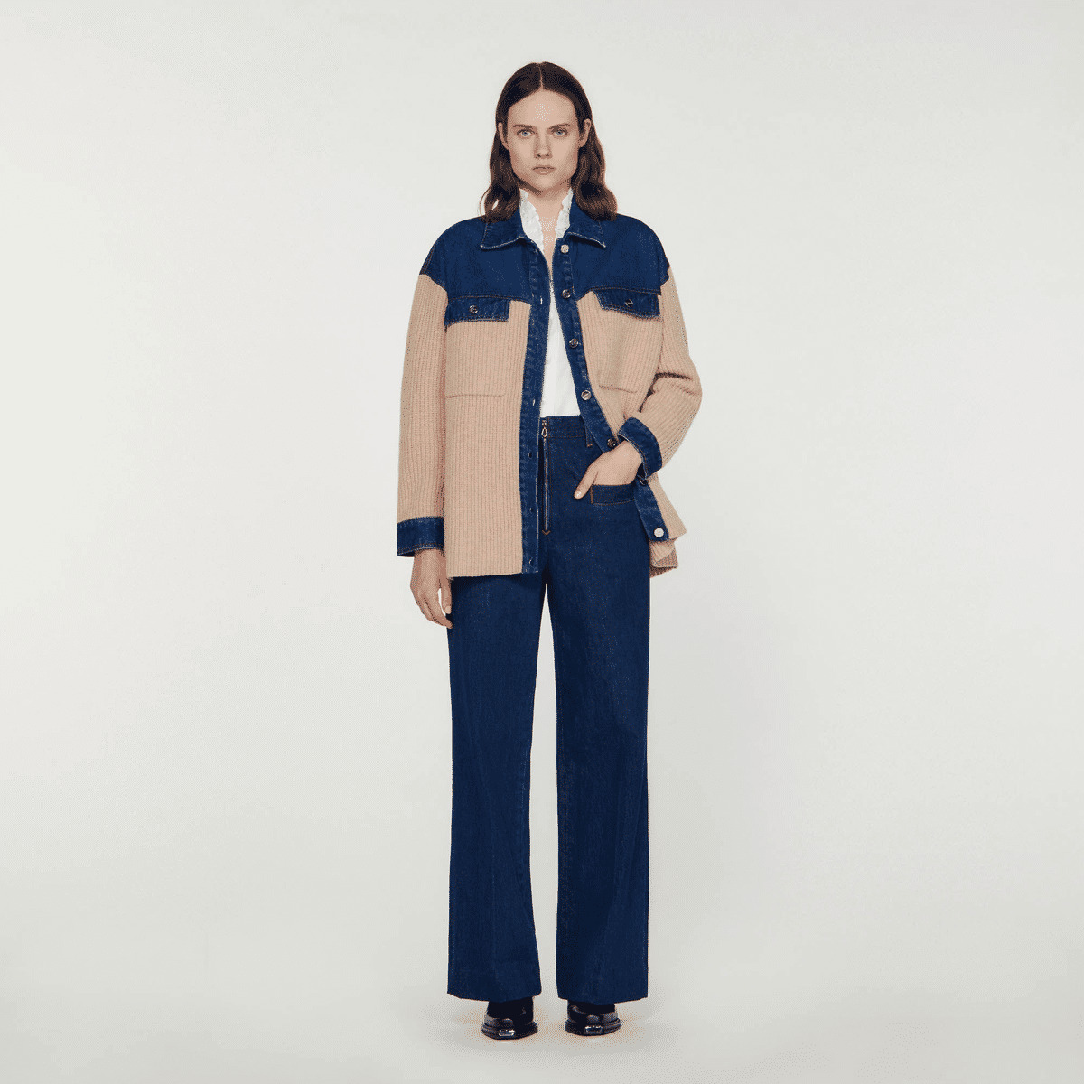 Cardicoat maille et denim