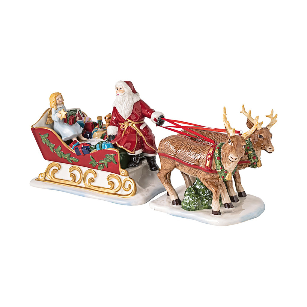Christmas Toys traîneau, rétro, 36 x 14 x 17 cm
