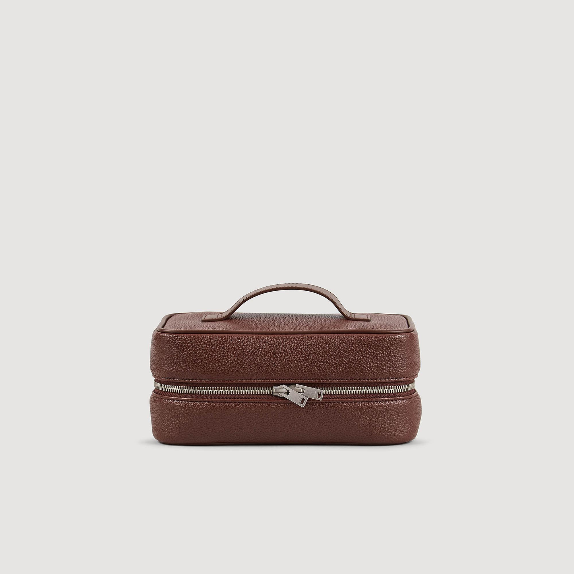 Trousse de toilette en toile enduite