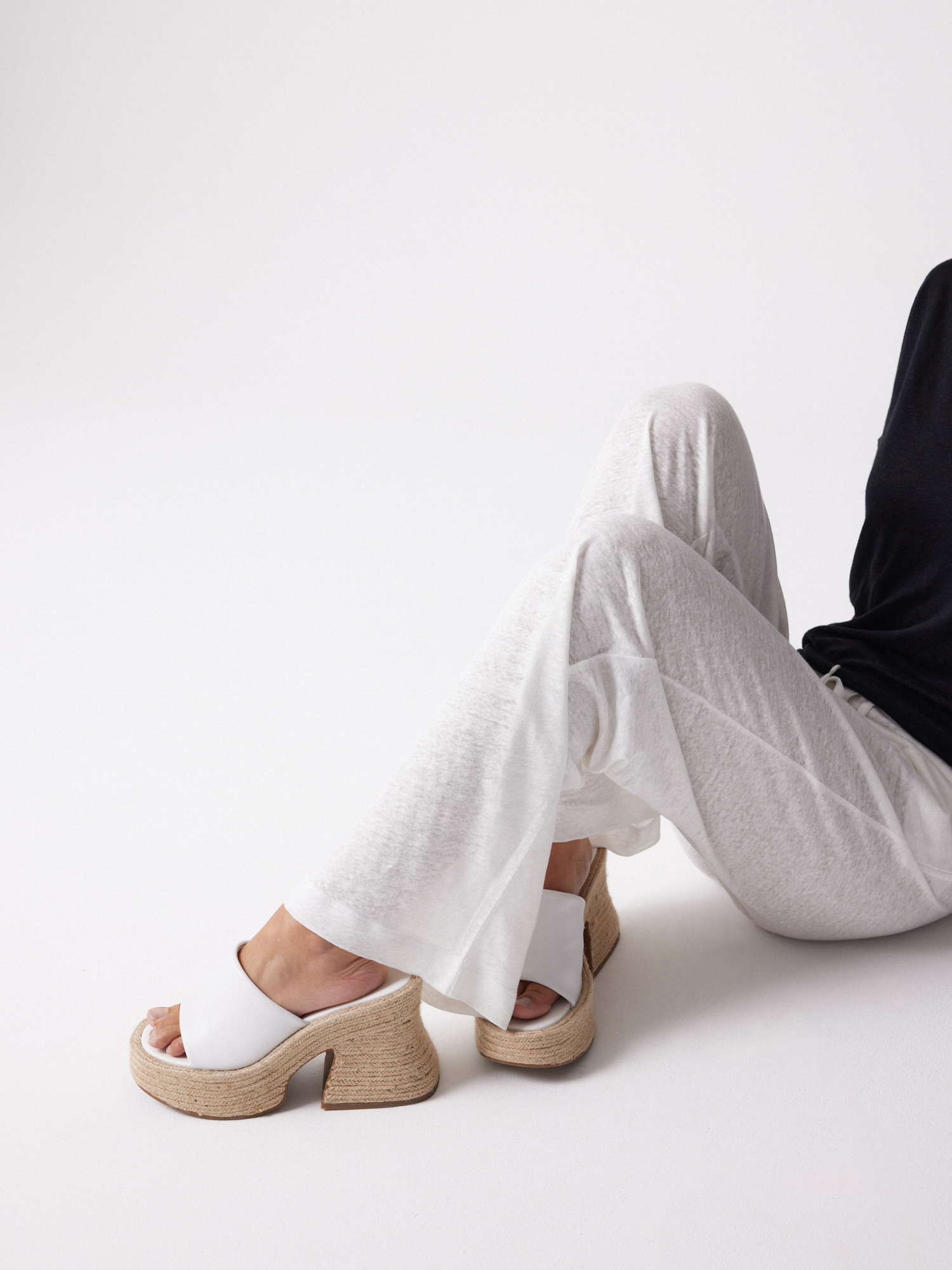 Pantalon lin Satine ECRU