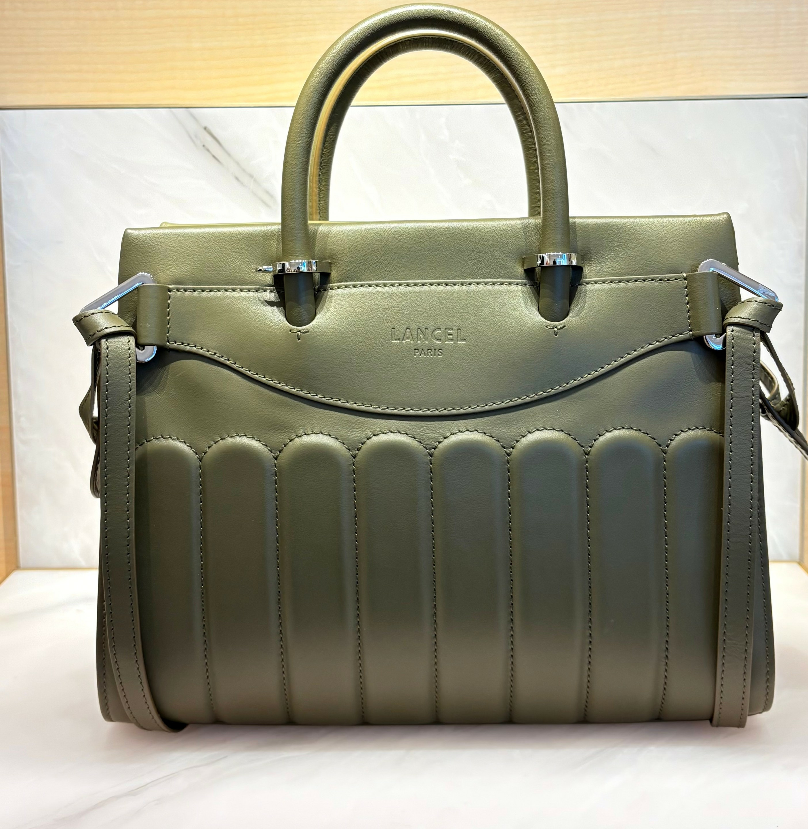 Rodeo De Lancel - Carryall M Zippe - Kaki Fonce