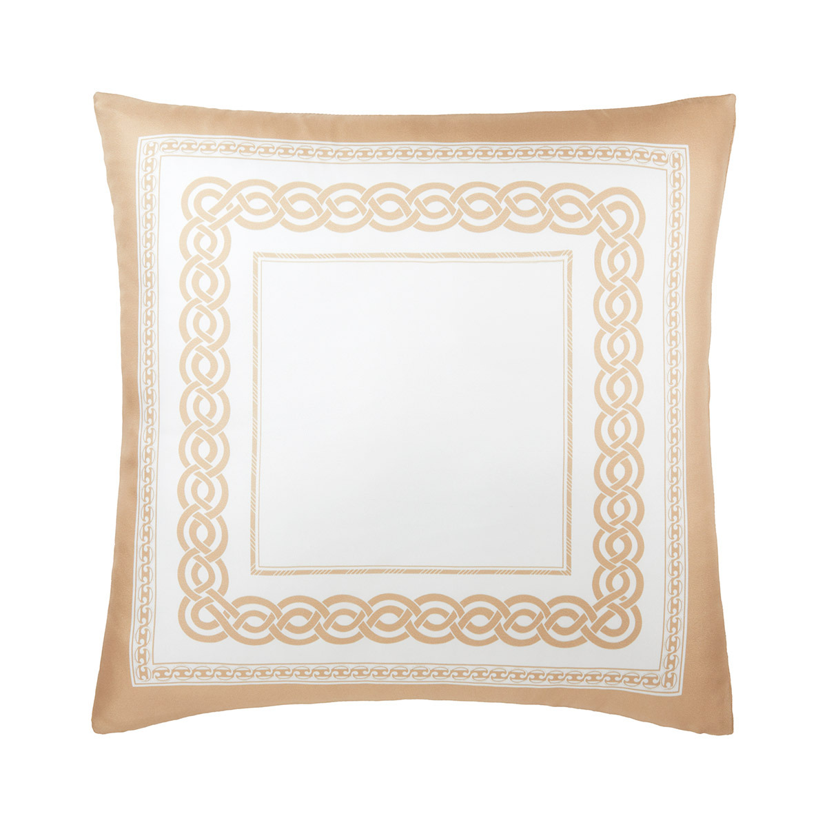 Yves Delorme - Housse de coussin en soie blanc, Joyau