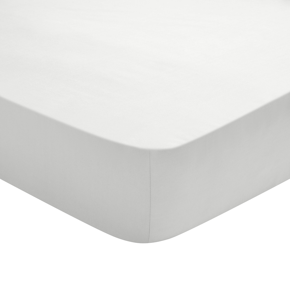 Drap Housse Studio Coton Gris Perle