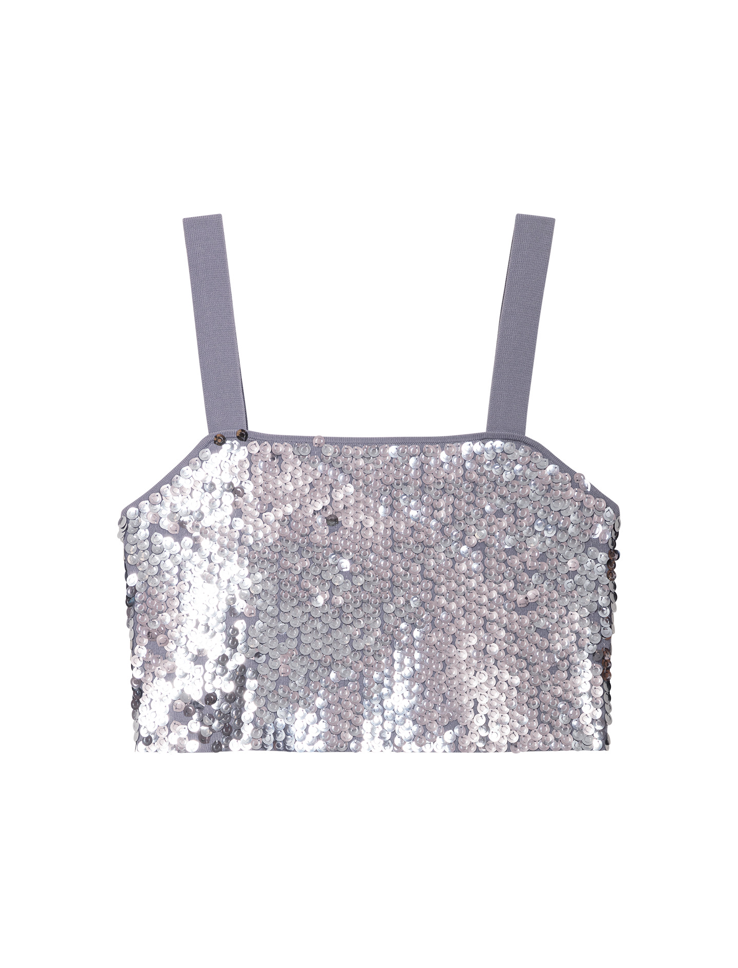 Top en maille ornée de sequins