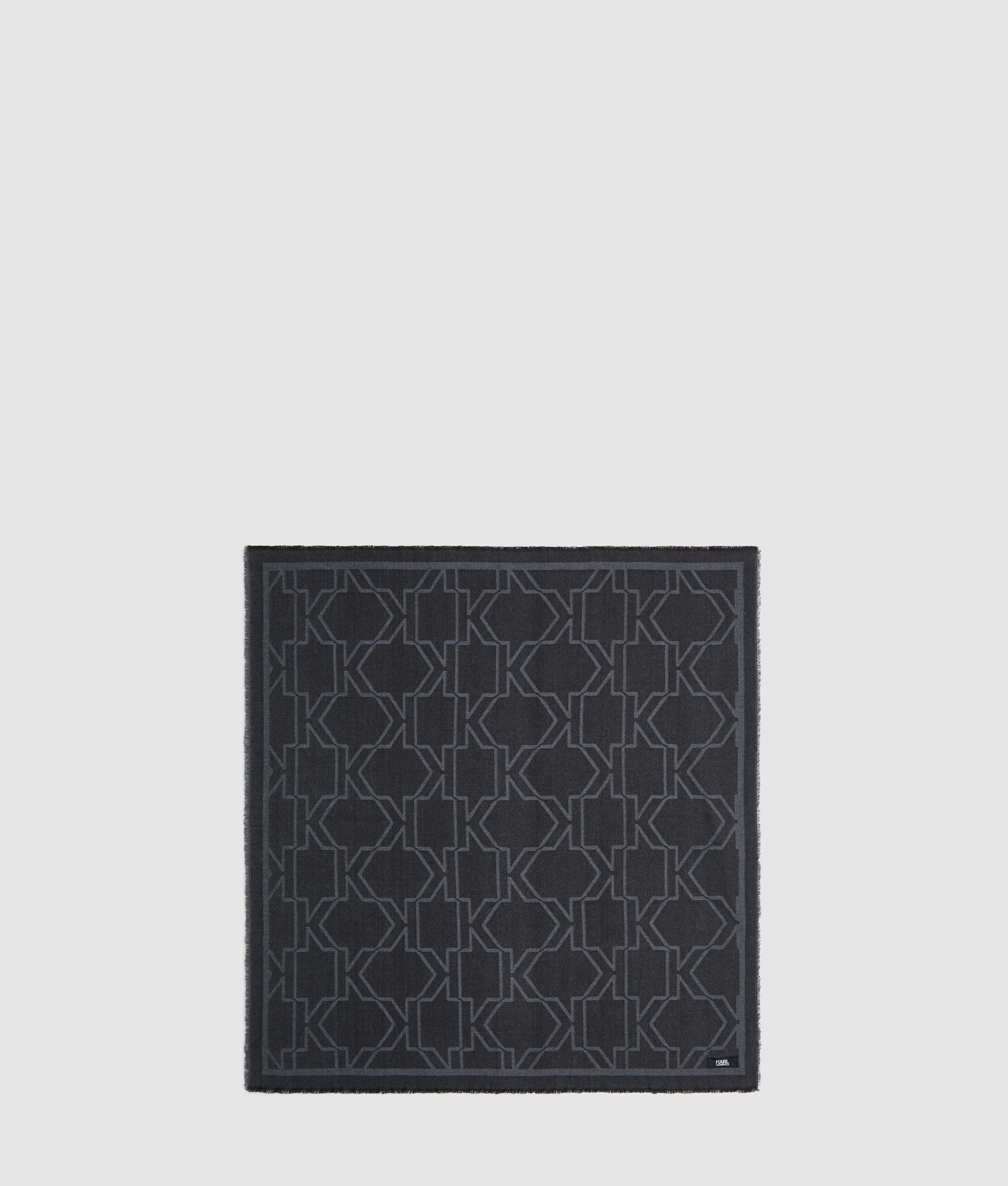 K/STYLE MONOGRAM SCARF