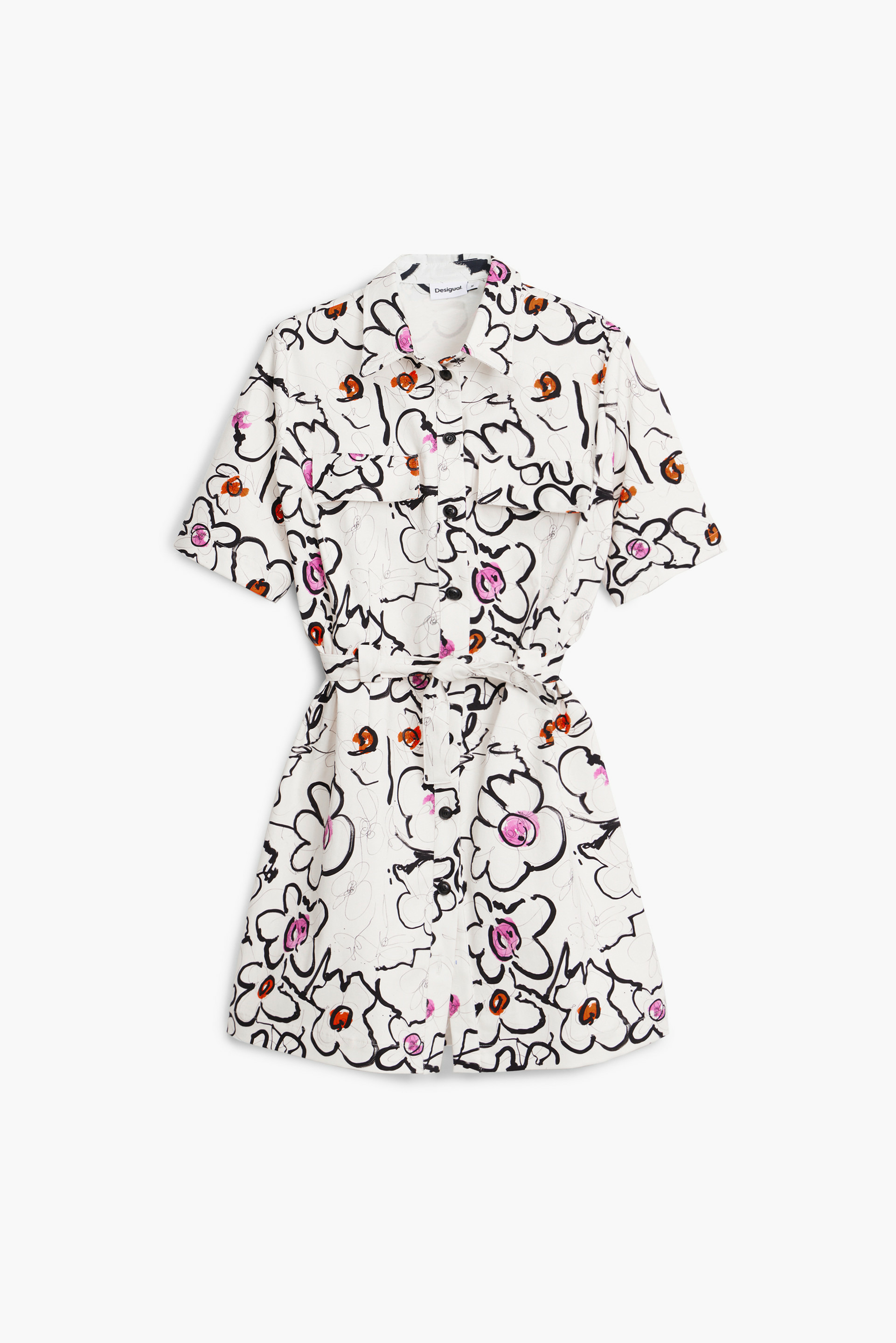 ROBE CAMISERO FLOR