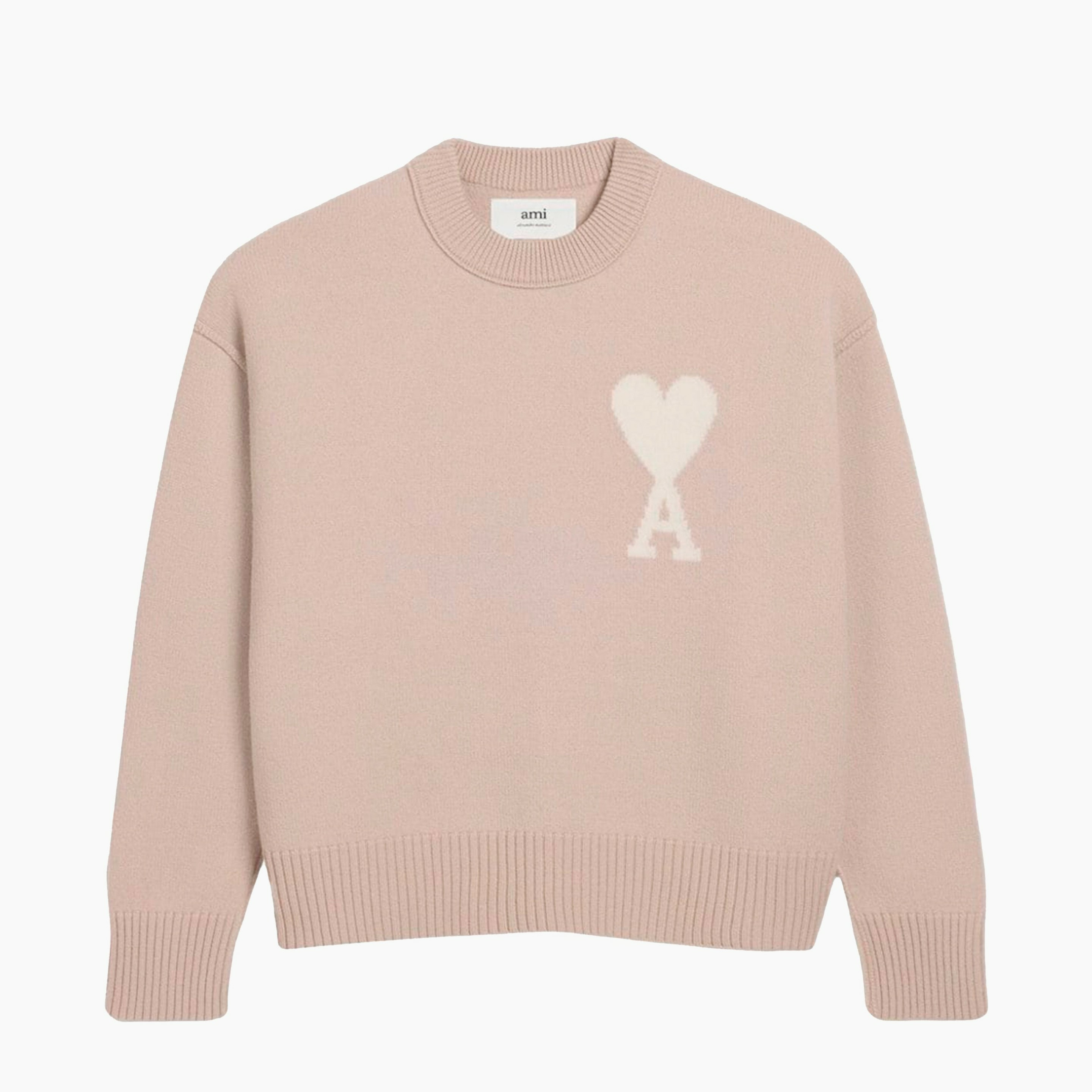 Ami Paris Pull - Ami de Coeur - Écru