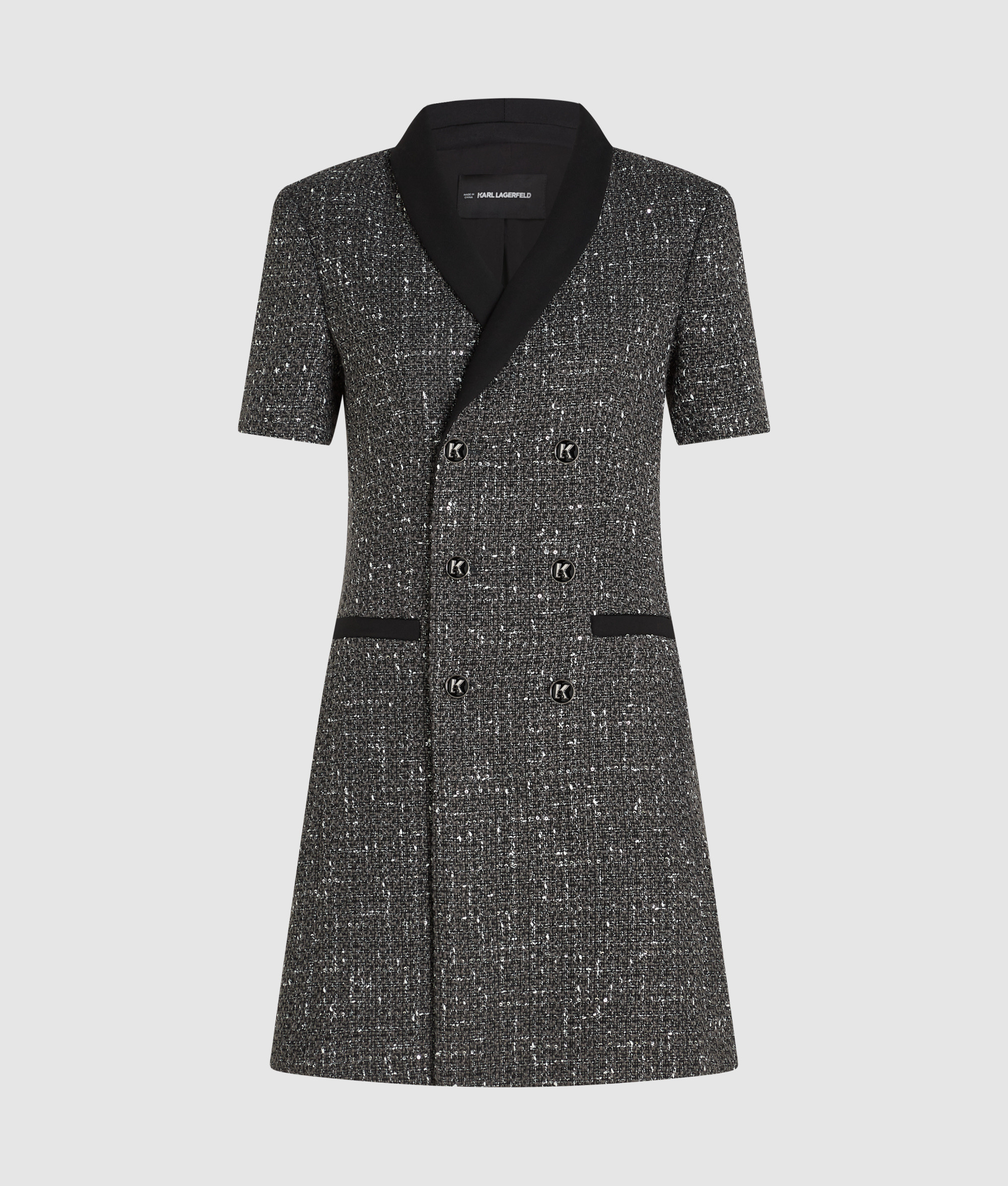 TAILORED BOUCLE BLAZER DRESS