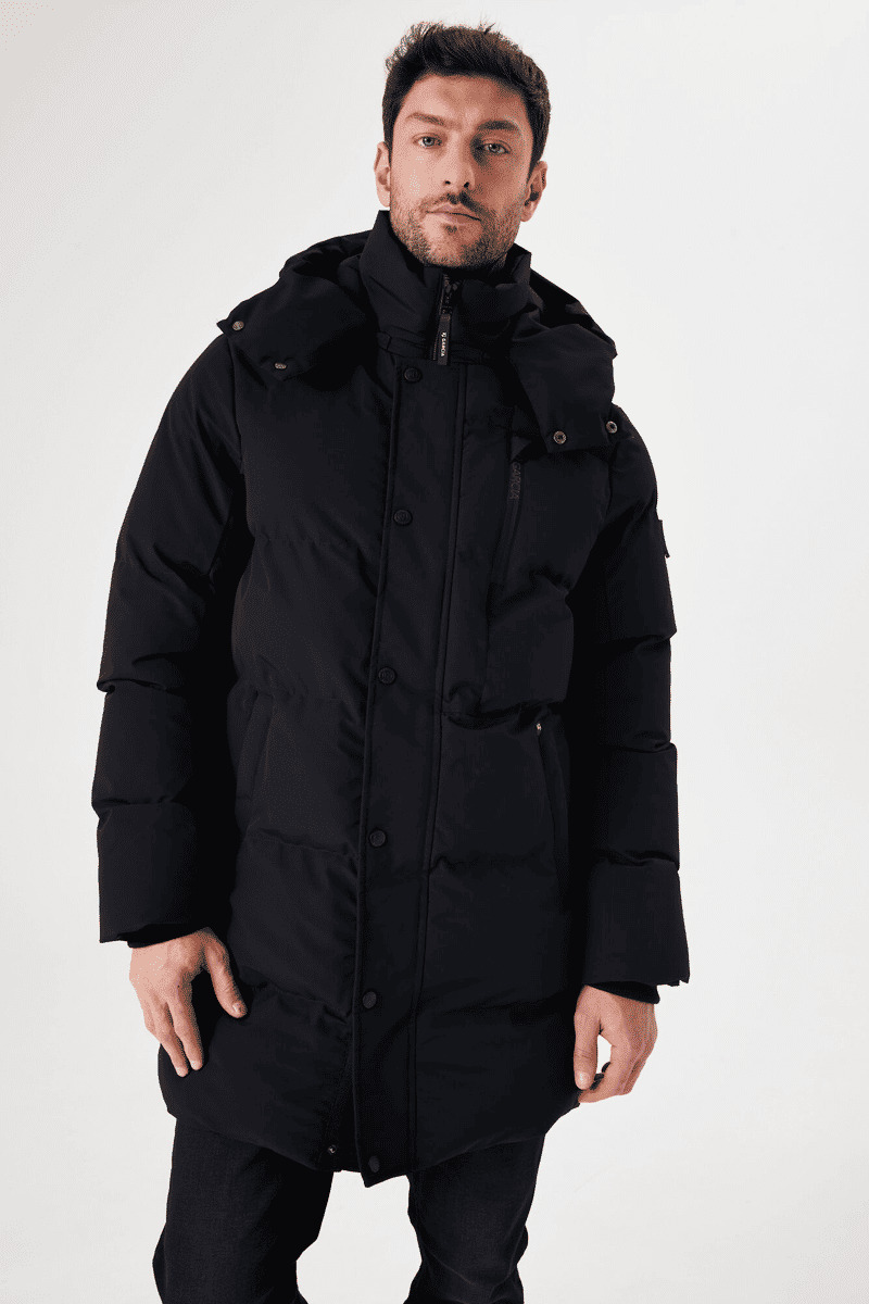 Men Coat Black
