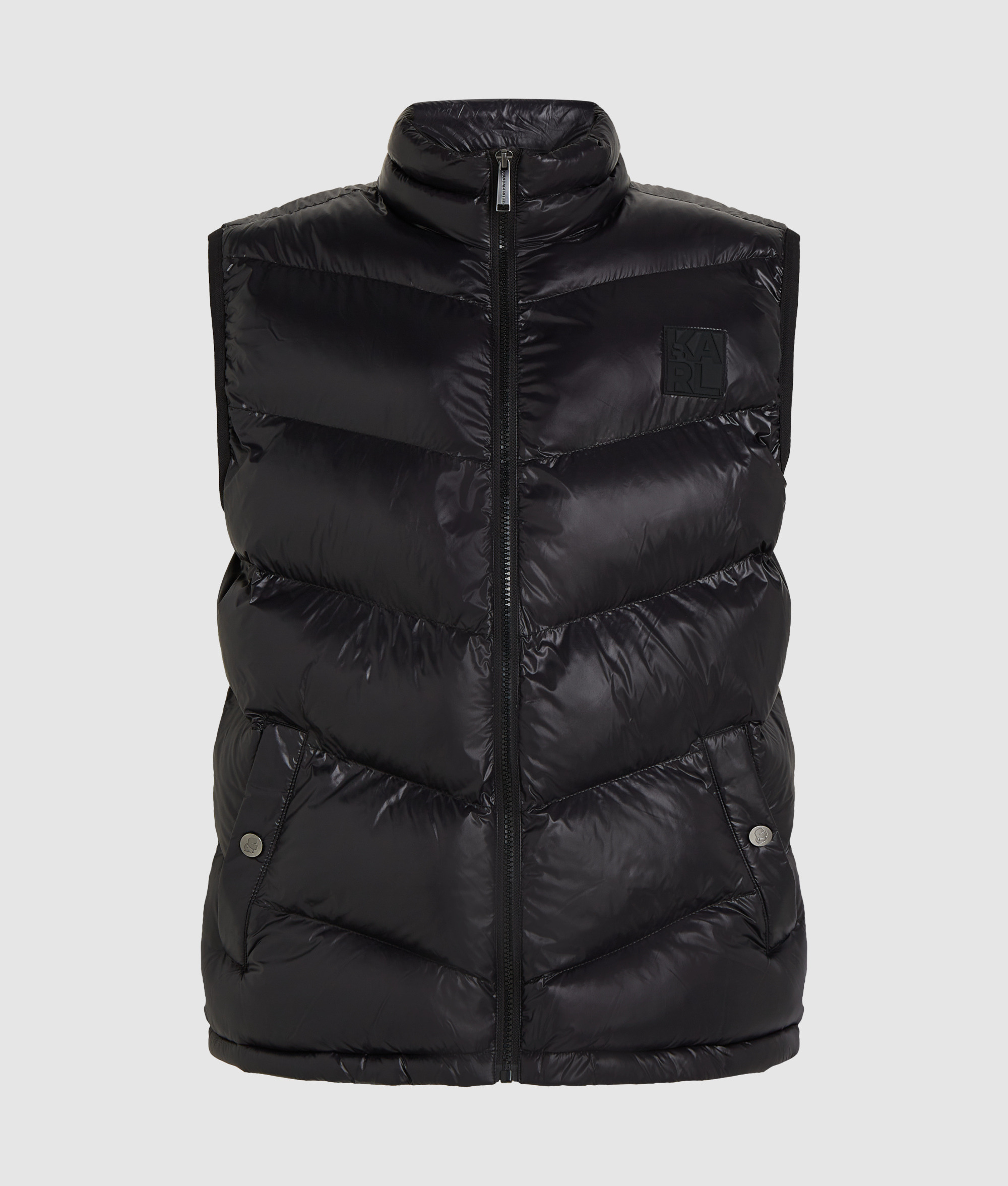 RUBBER PATCH PUFFER VEST