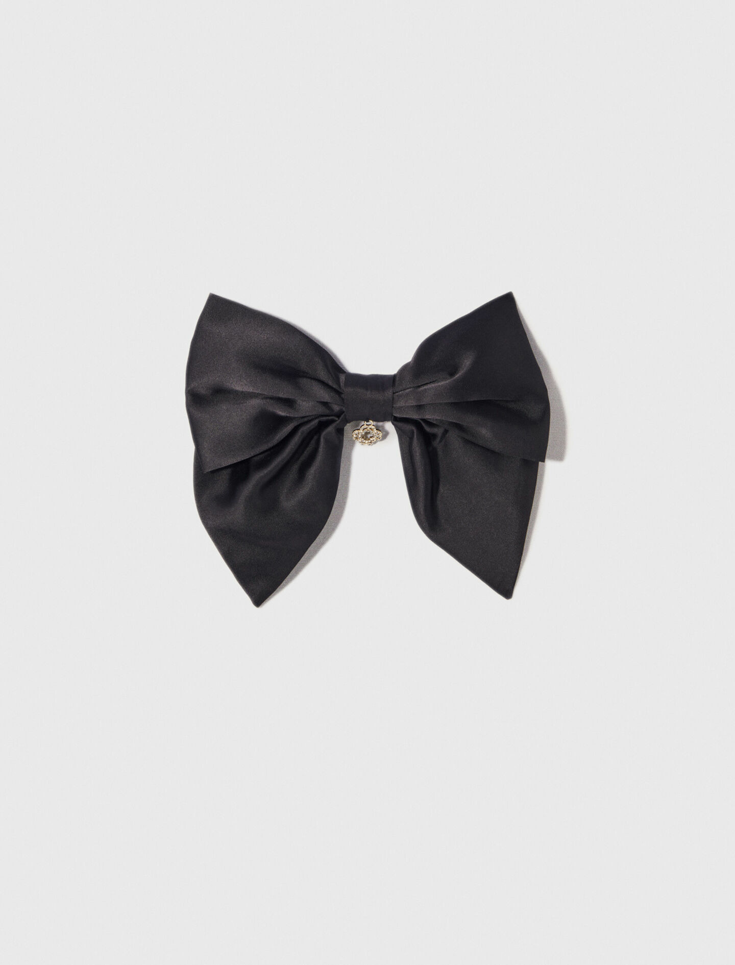 Barette nœud en satin
