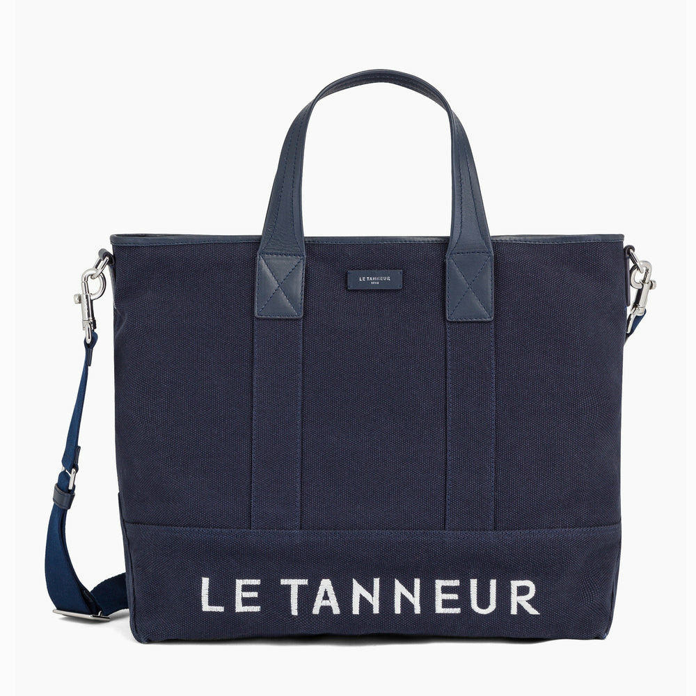 Grand cabas Léo en toile de coton