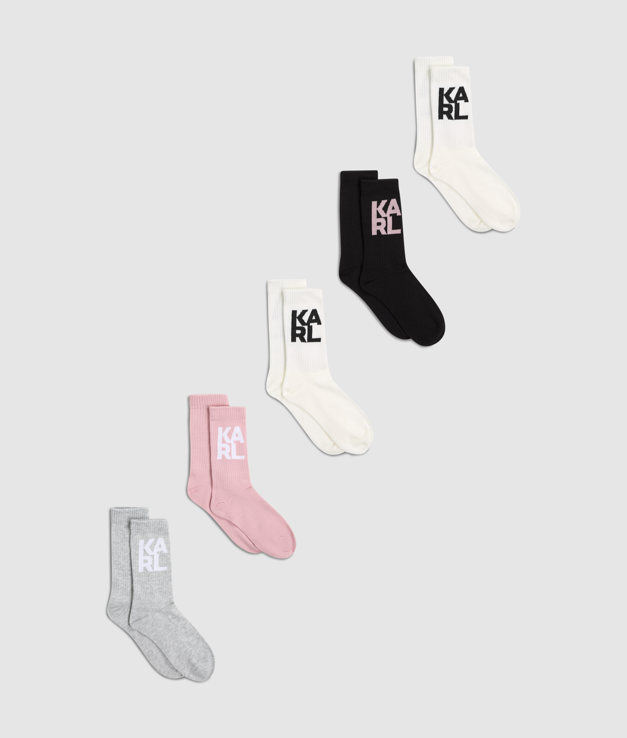 BLOCK LOGO SPORT SOCKS 5PK