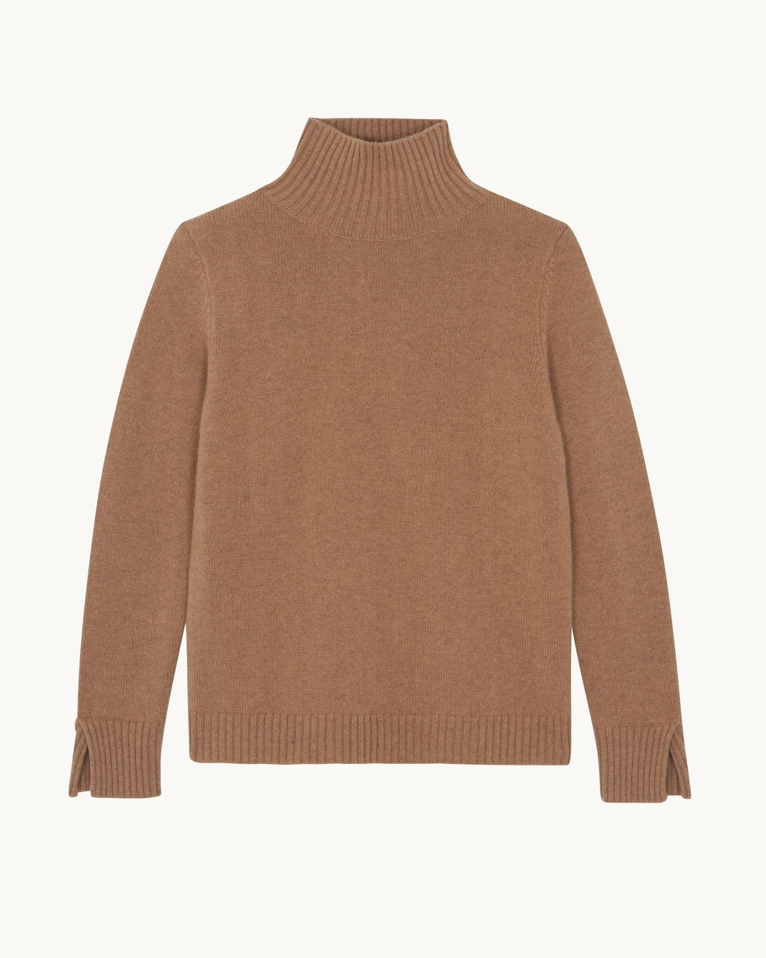 Pull Izya marron camelo