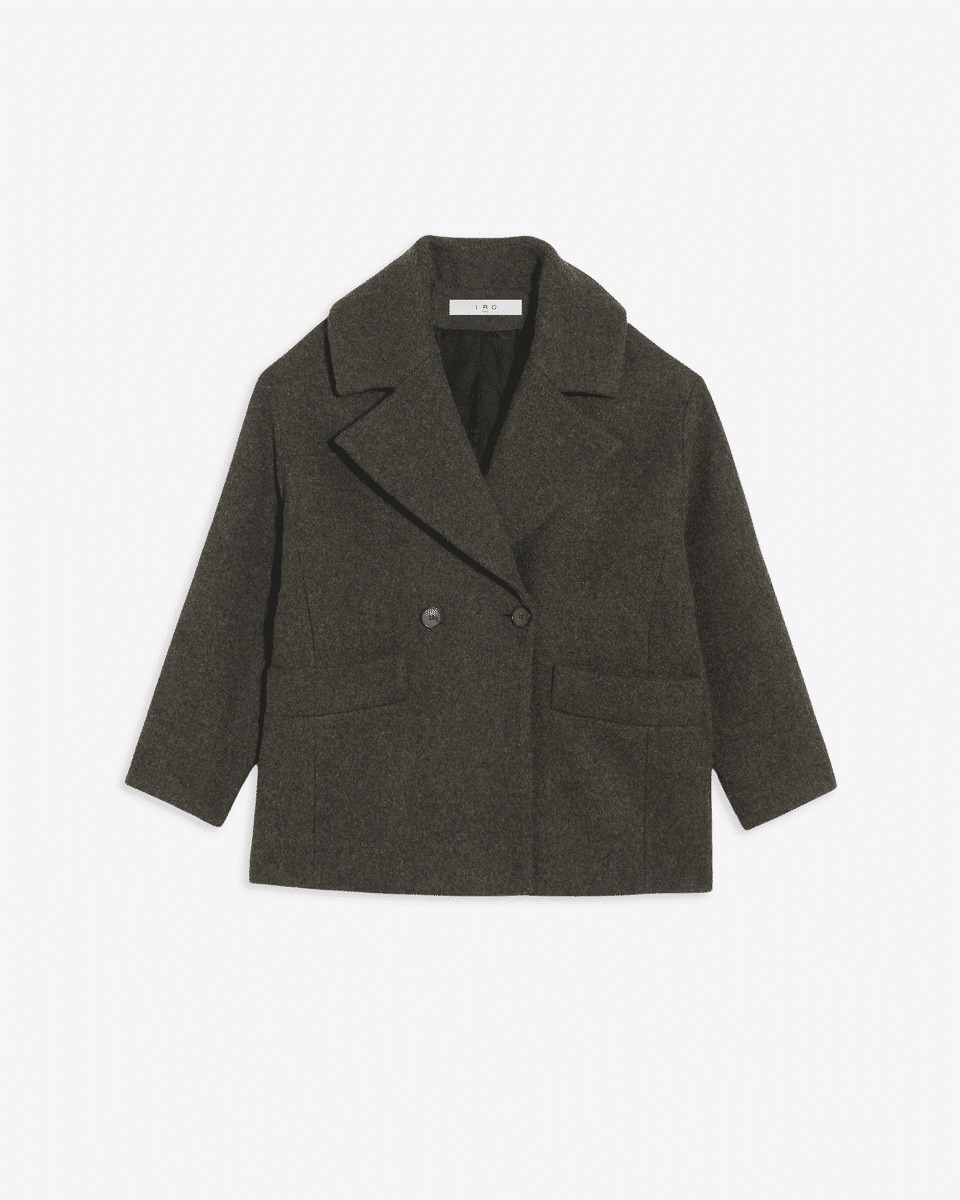 Manteau Court En Laine Vinaya