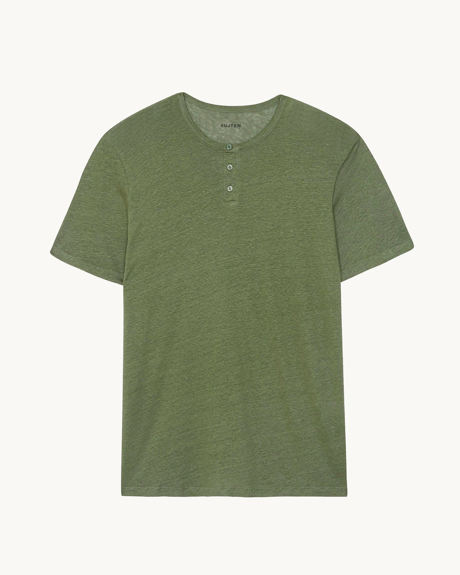 T-Shirt Lino T-Shirt Col Tunisien Lin