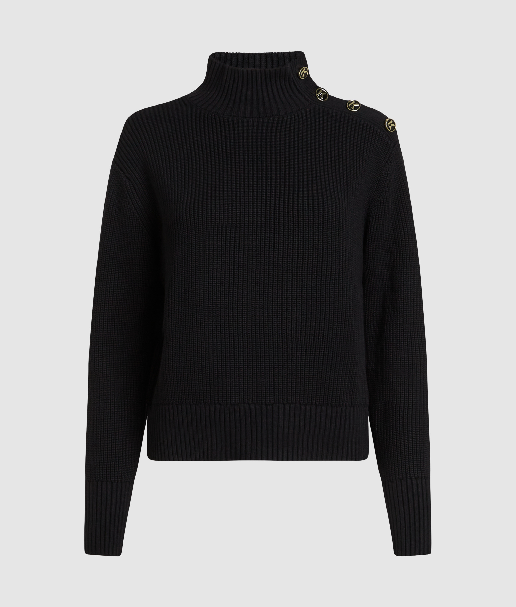 K BUTTON DETAIL JUMPER
