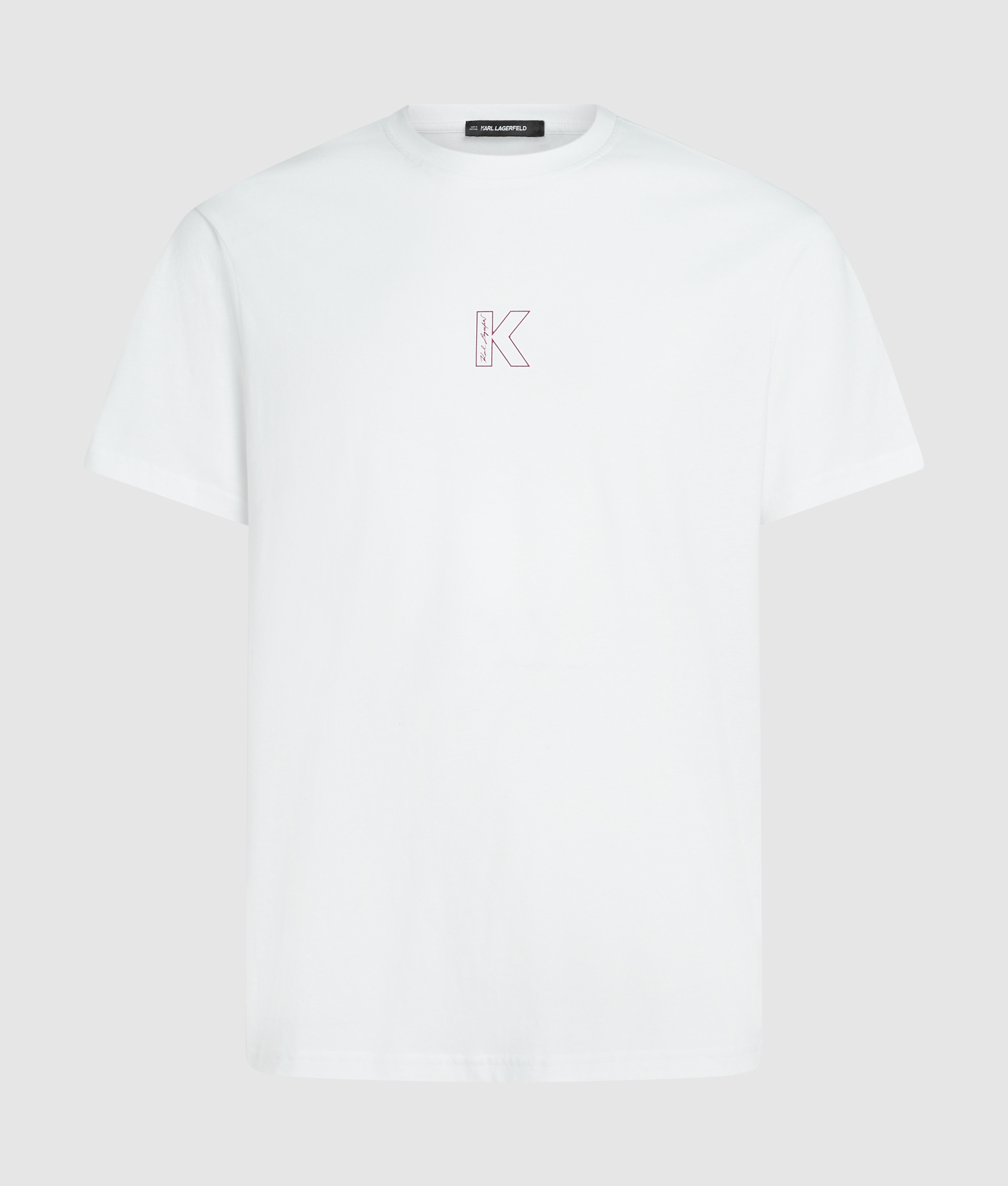K LOGO BACK PRINT T-SHIRT