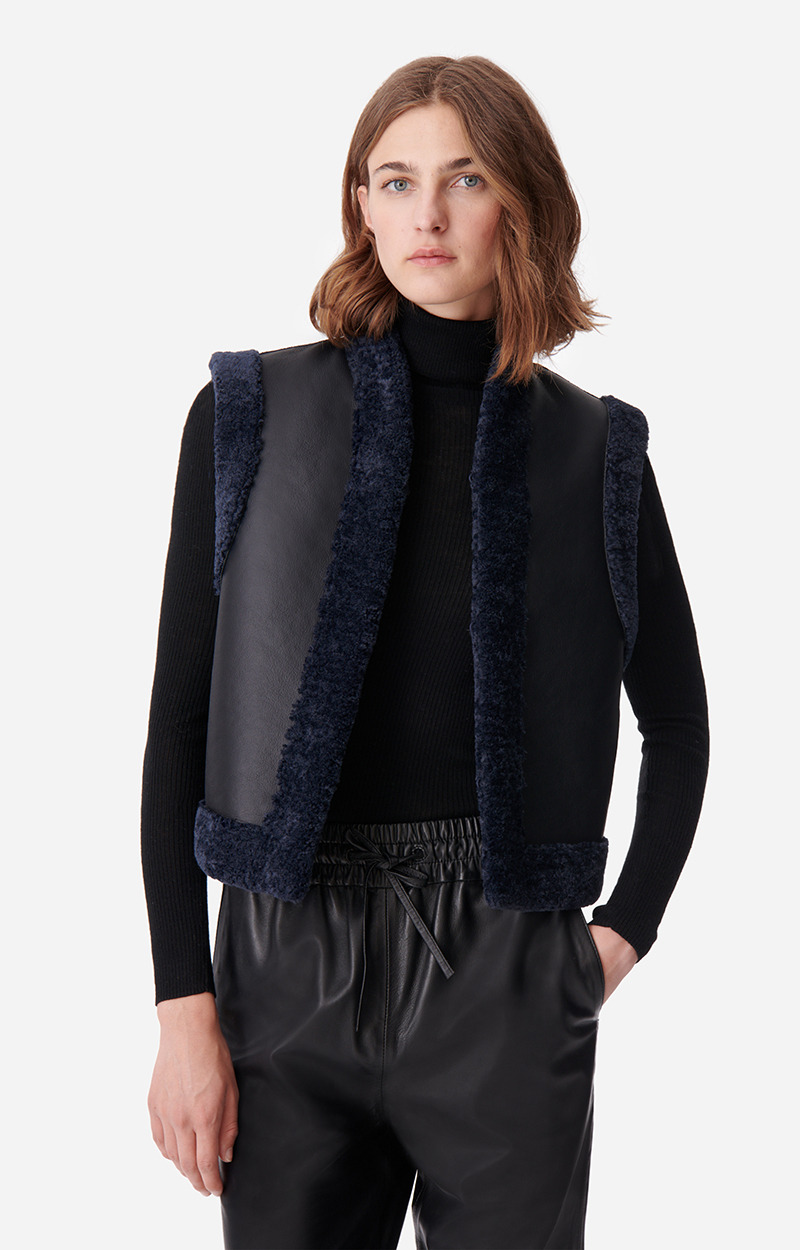 Gilet Sans Manches Daman En Polyester Mélangé