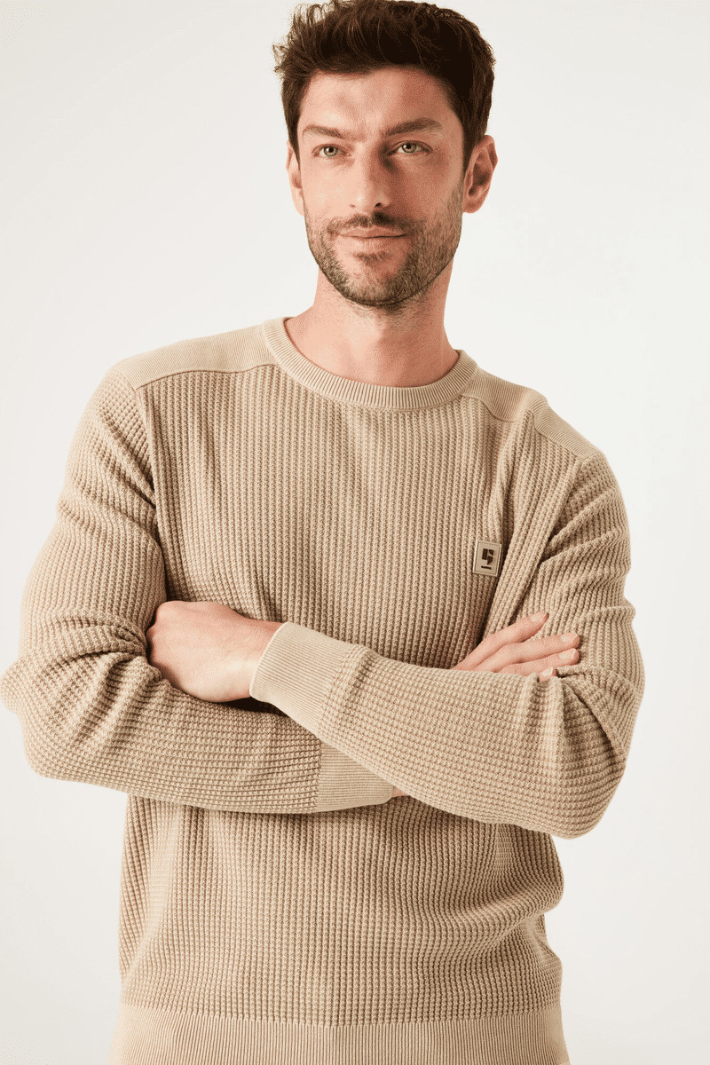 Men Sweater Brown