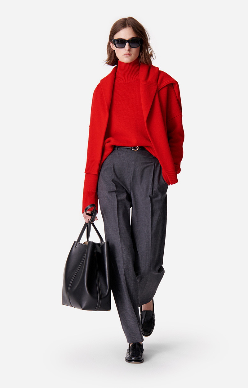 Pantalon Dude En Laine Mélangée