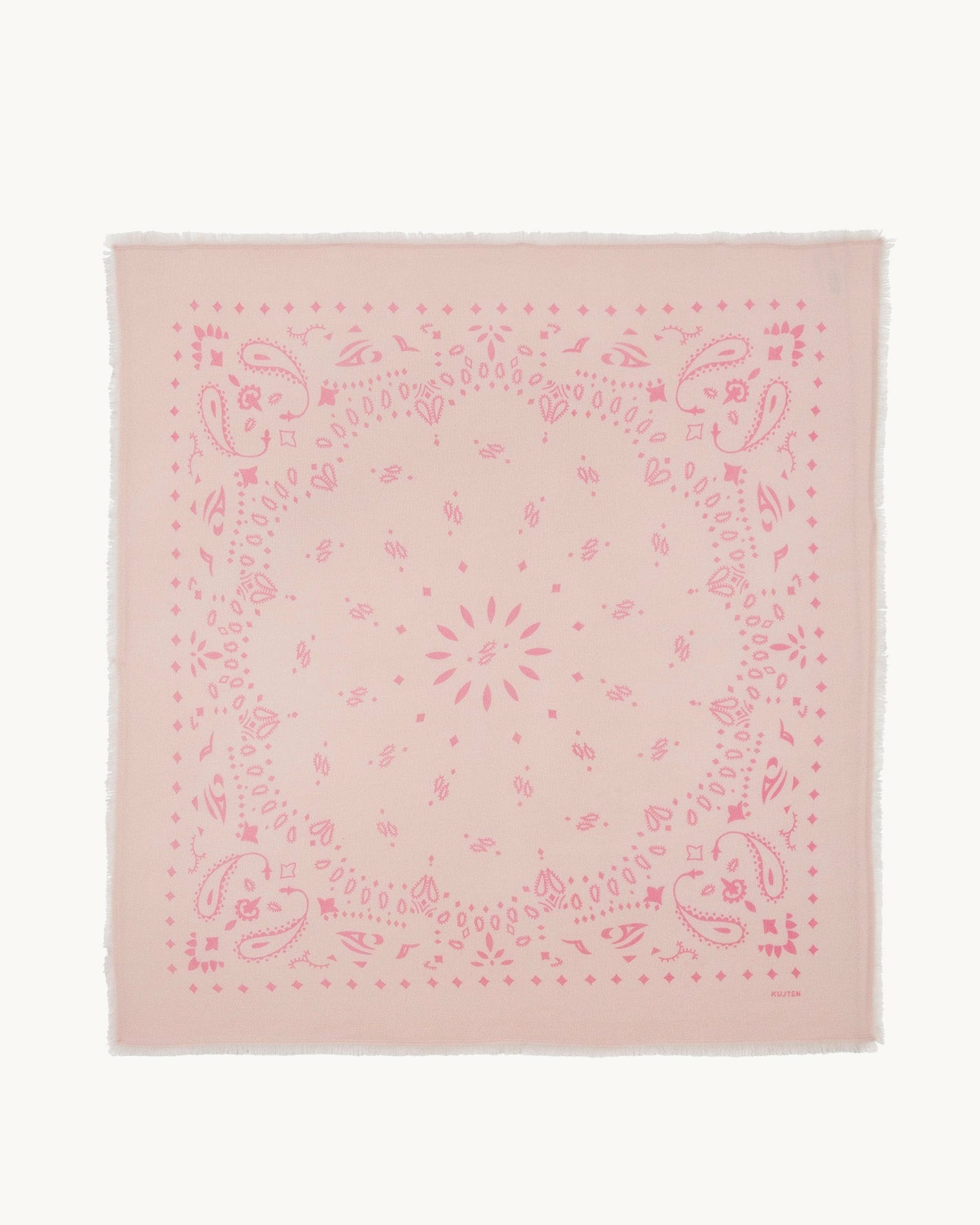 Bandana Hachiko Grand bandana cachemire imprimé