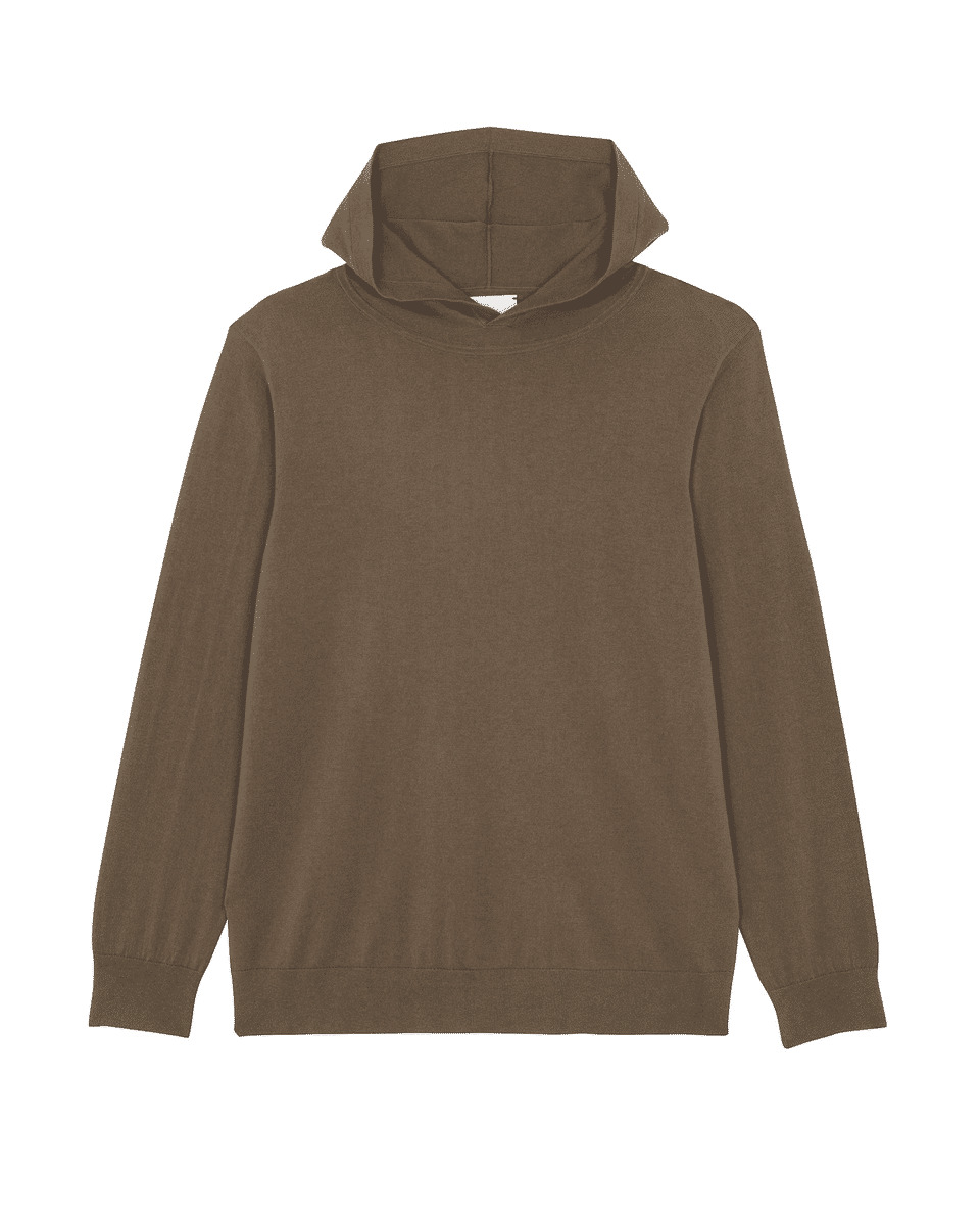 PULL CAREL Pull fin col capuche coton-cachemire