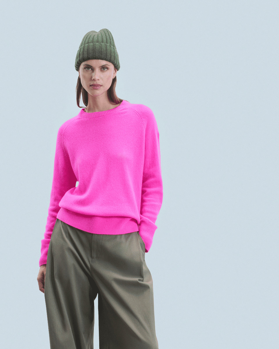 Pull Col Rond Oversize Léger