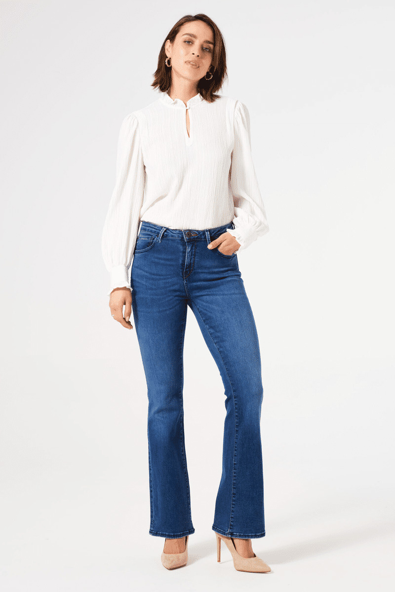 Women Jeans Celia flare Flared fit Blue