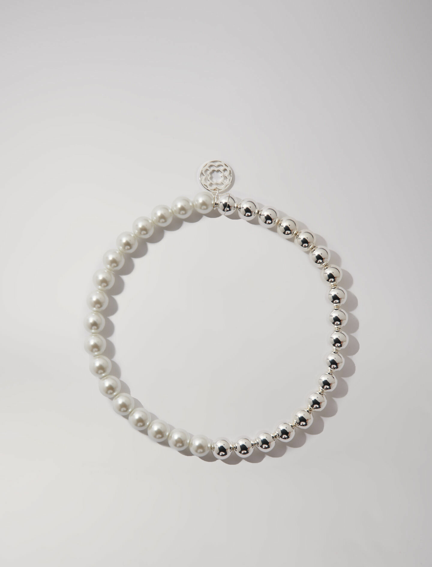 Collier chocker en mix de perles