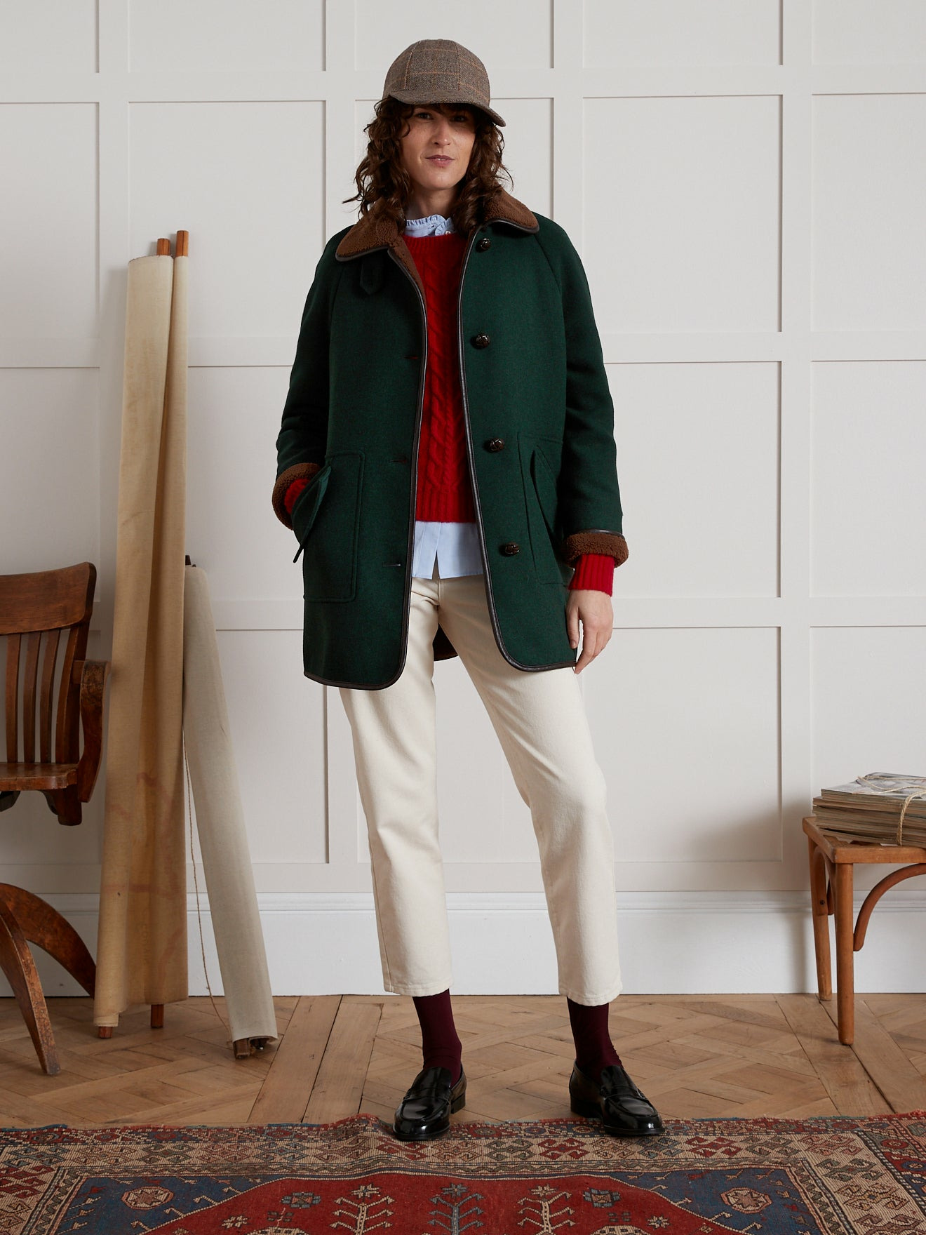 MANTEAU SHERPA GANSE