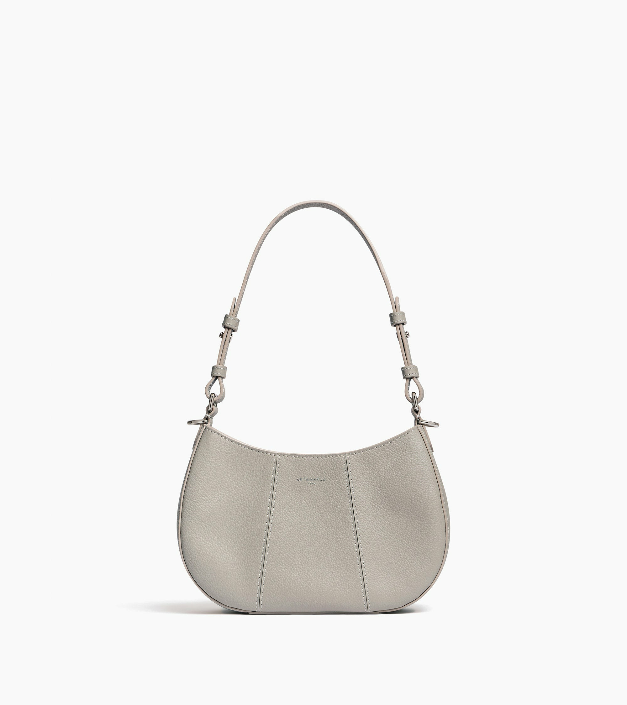 Petit sac demi-lune Juliette en cuir grainé