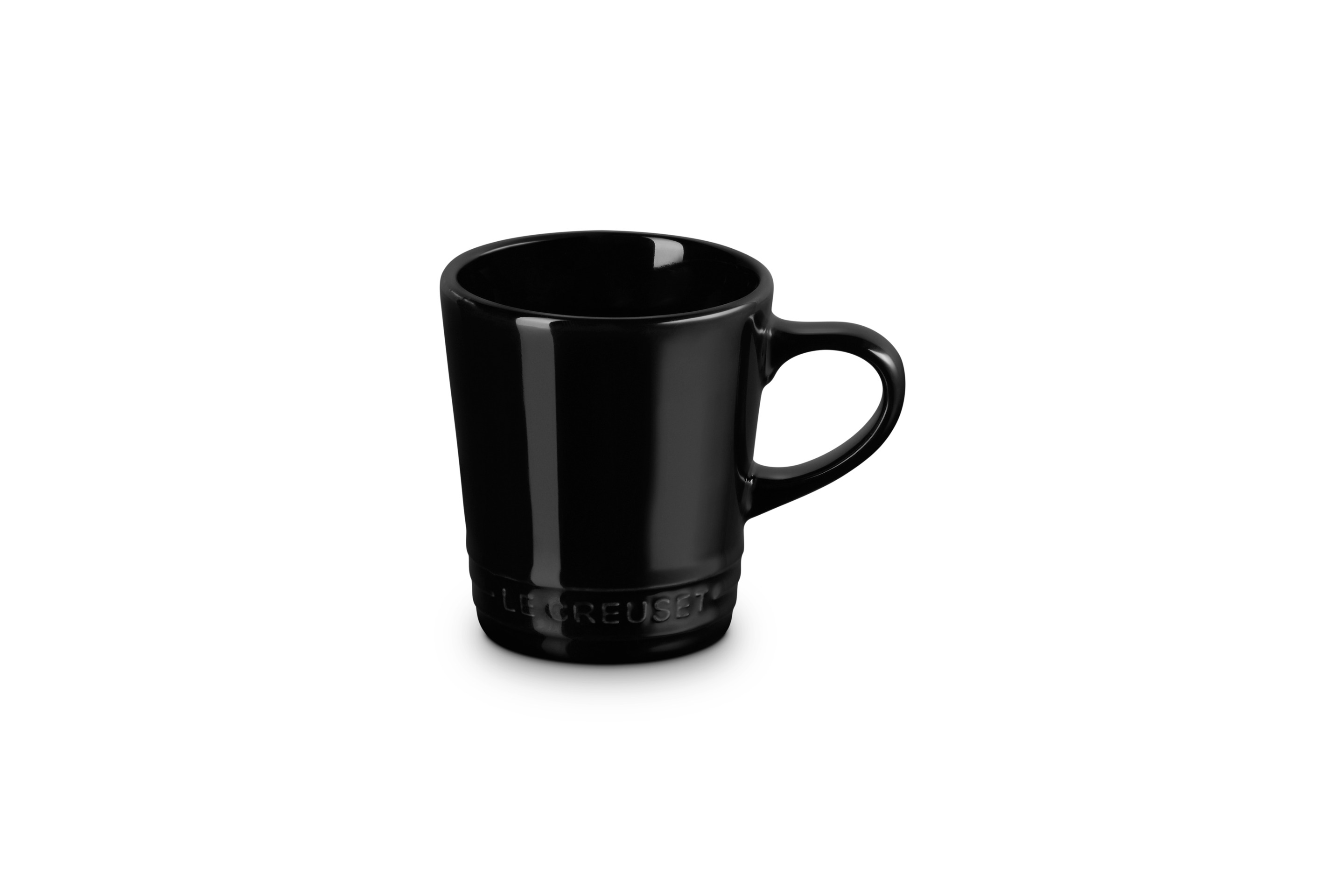 Tasse espresso V 100ml en céramique noire