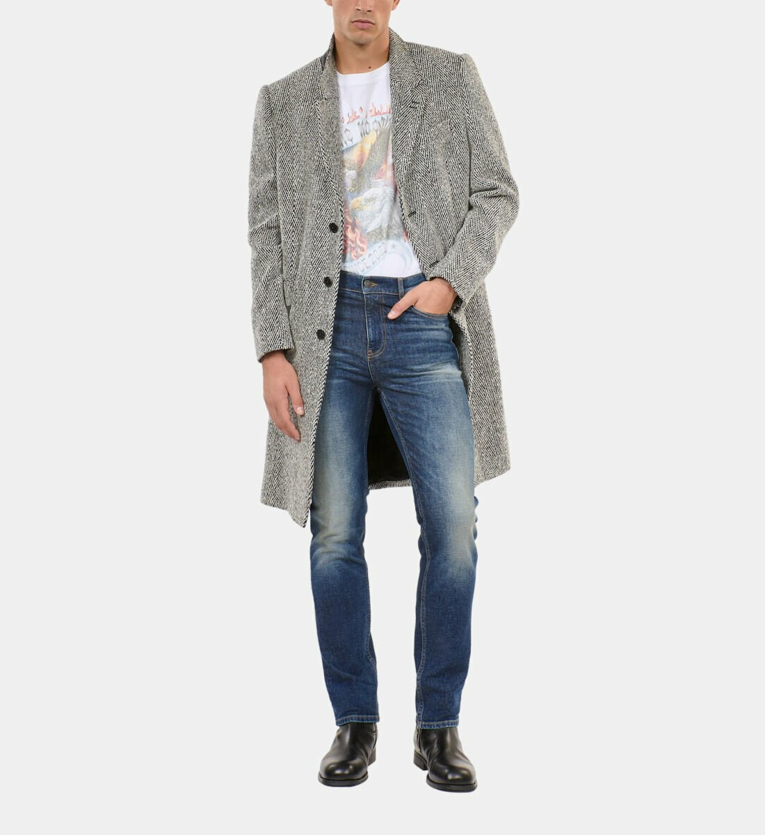 Jean Slim Bleu Homme