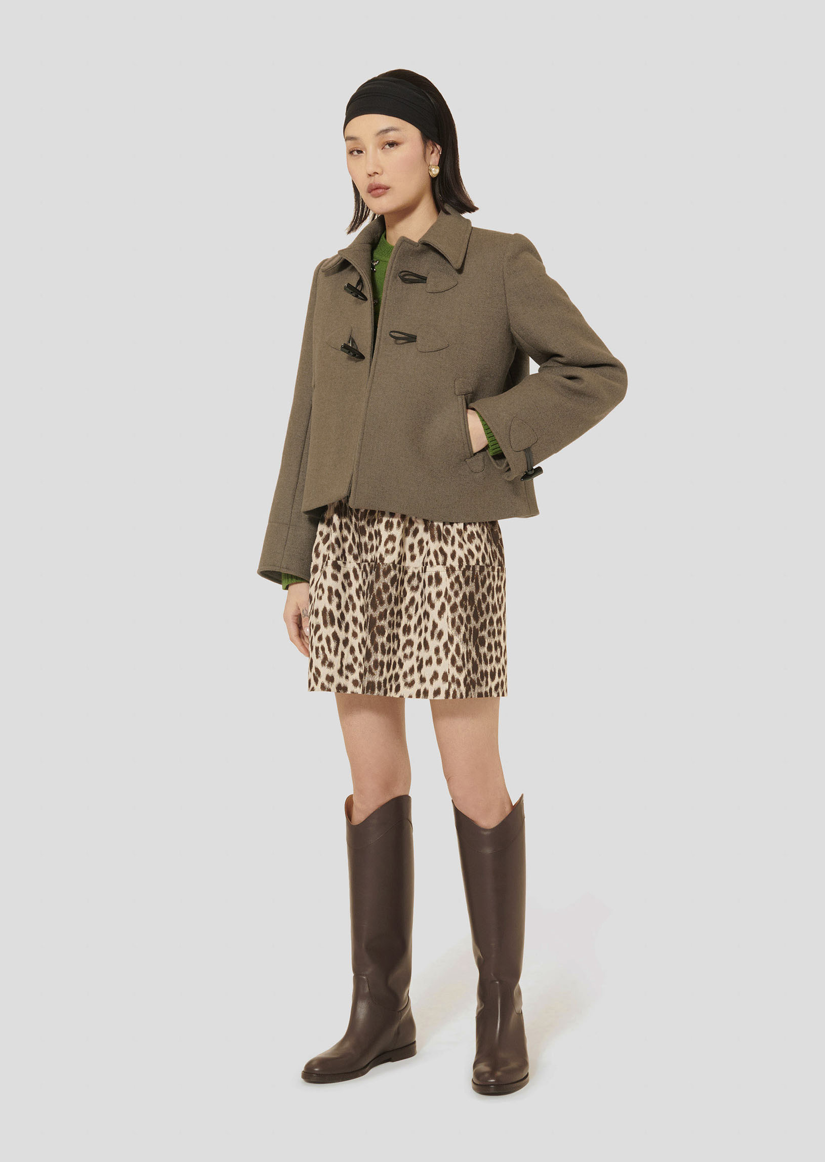 Manteau Manoel-Noisette en Laine Froide