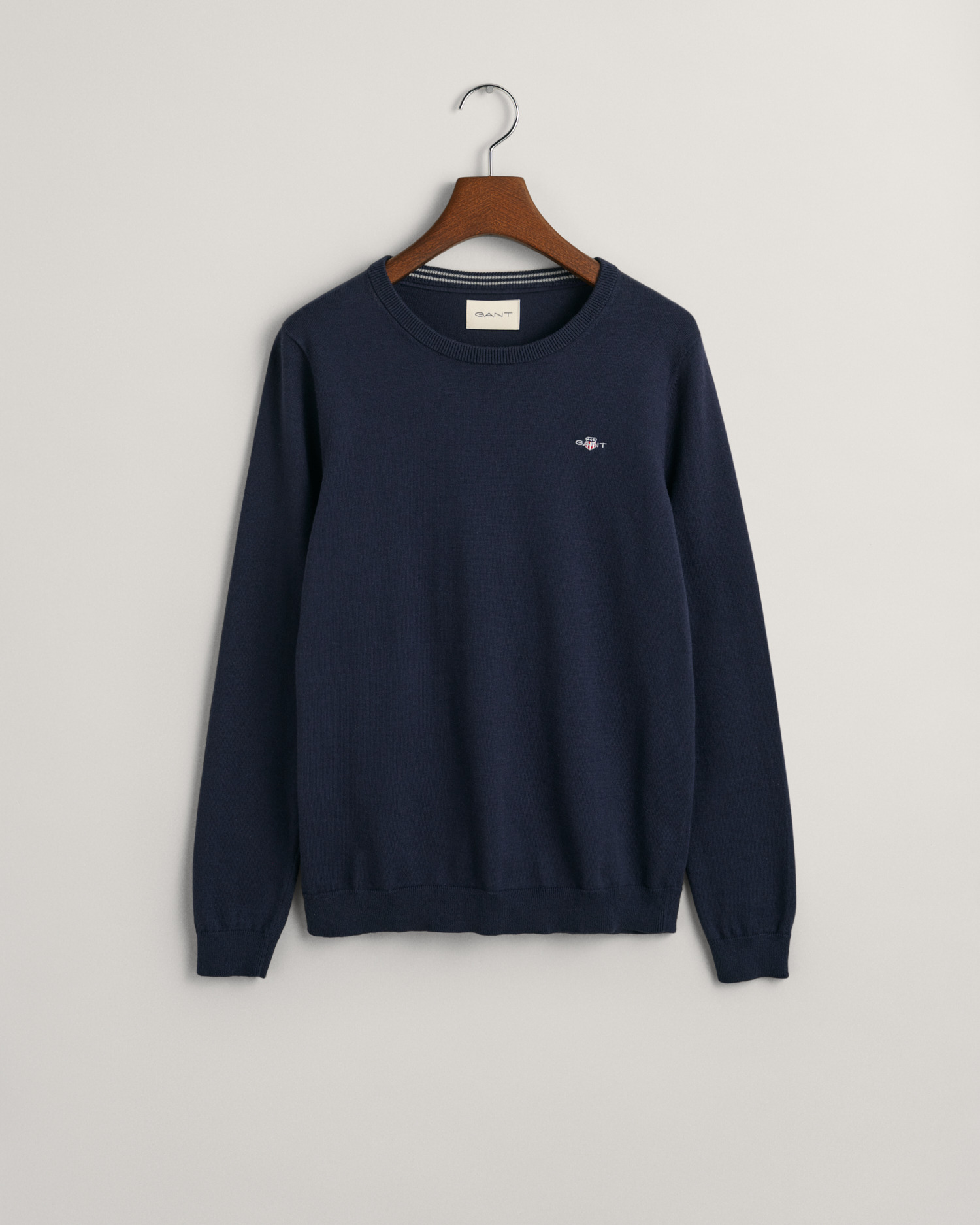 Pull ras du cou en coton Seasonal Essential