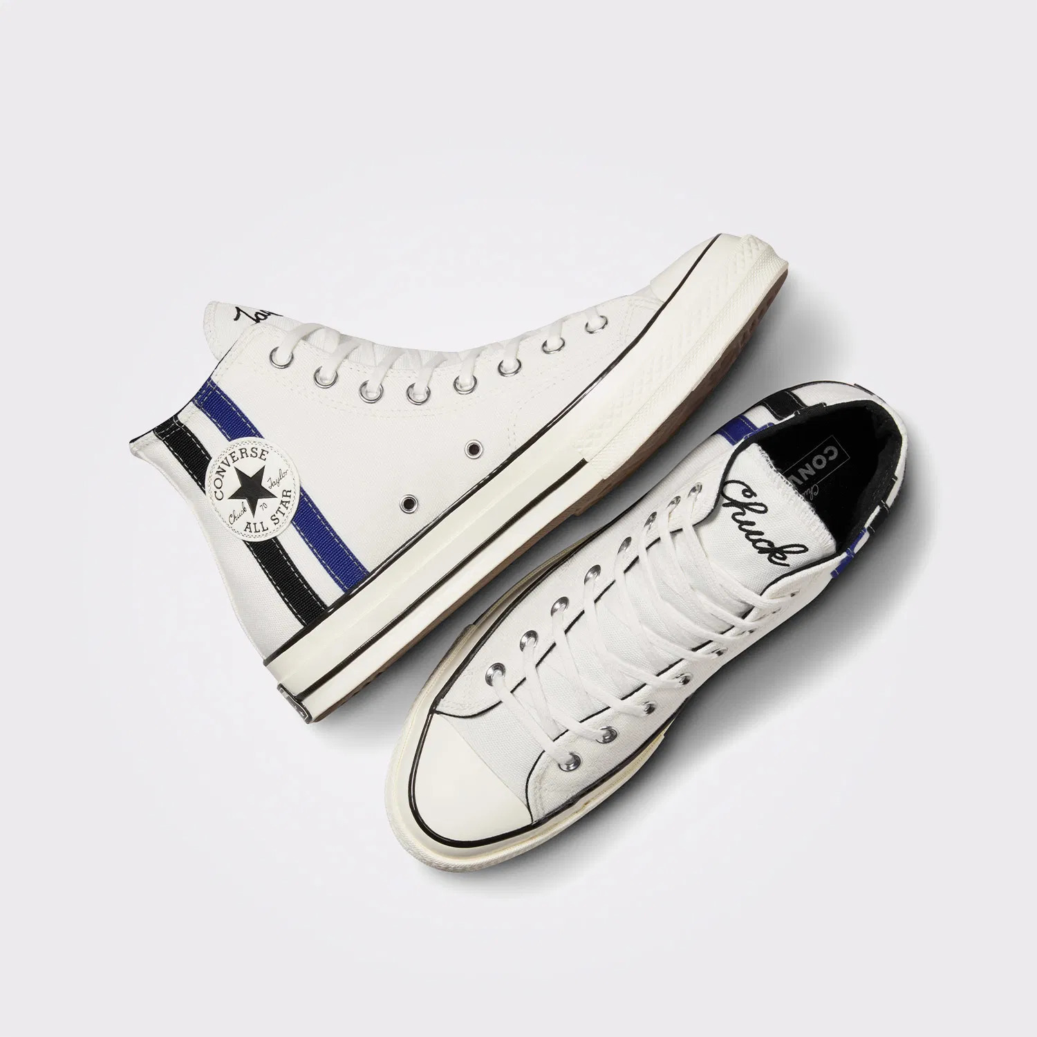 Chuck 70 Hi Vintage White/Blue/Black