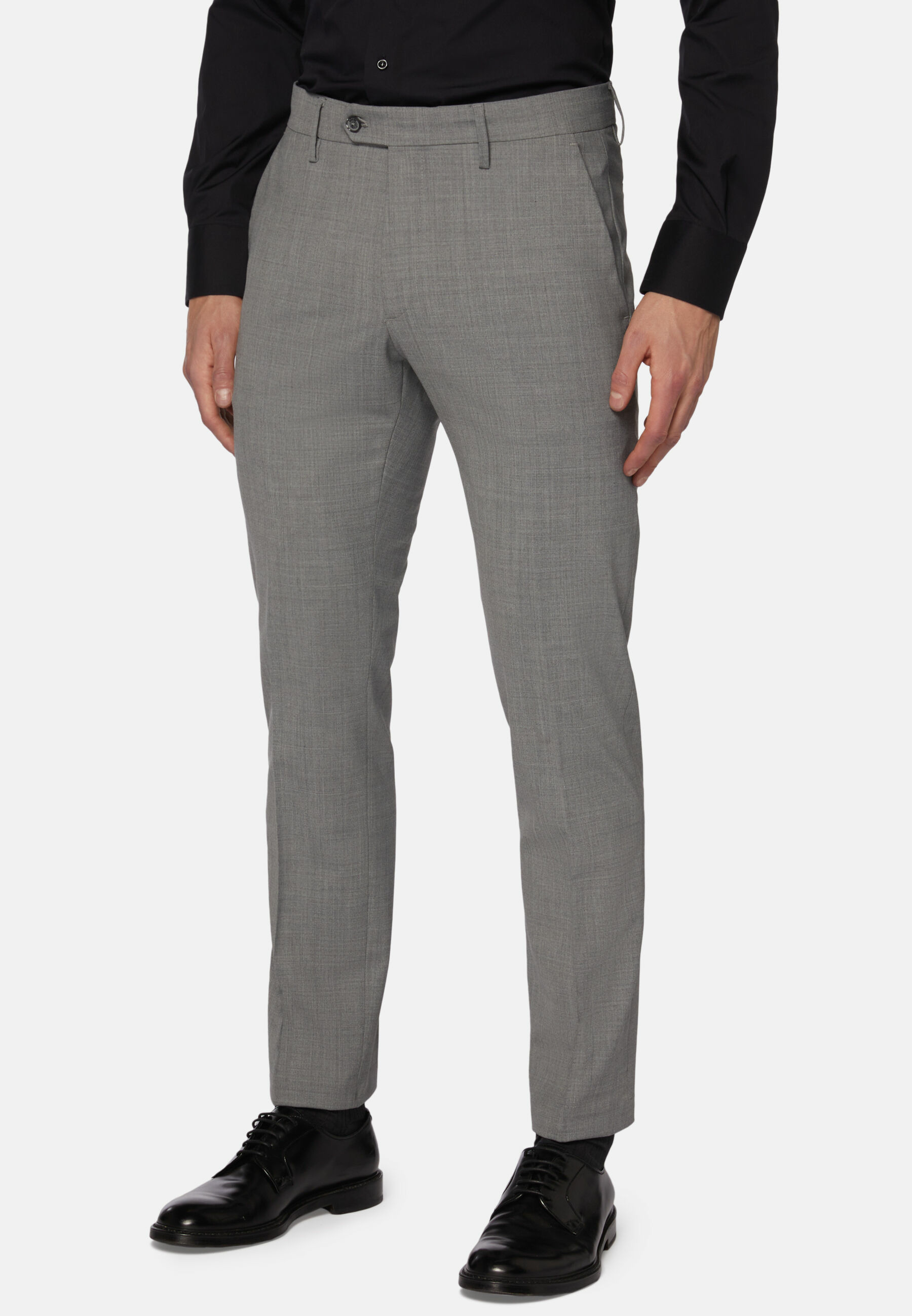 Pantalon en laine stretch lavable