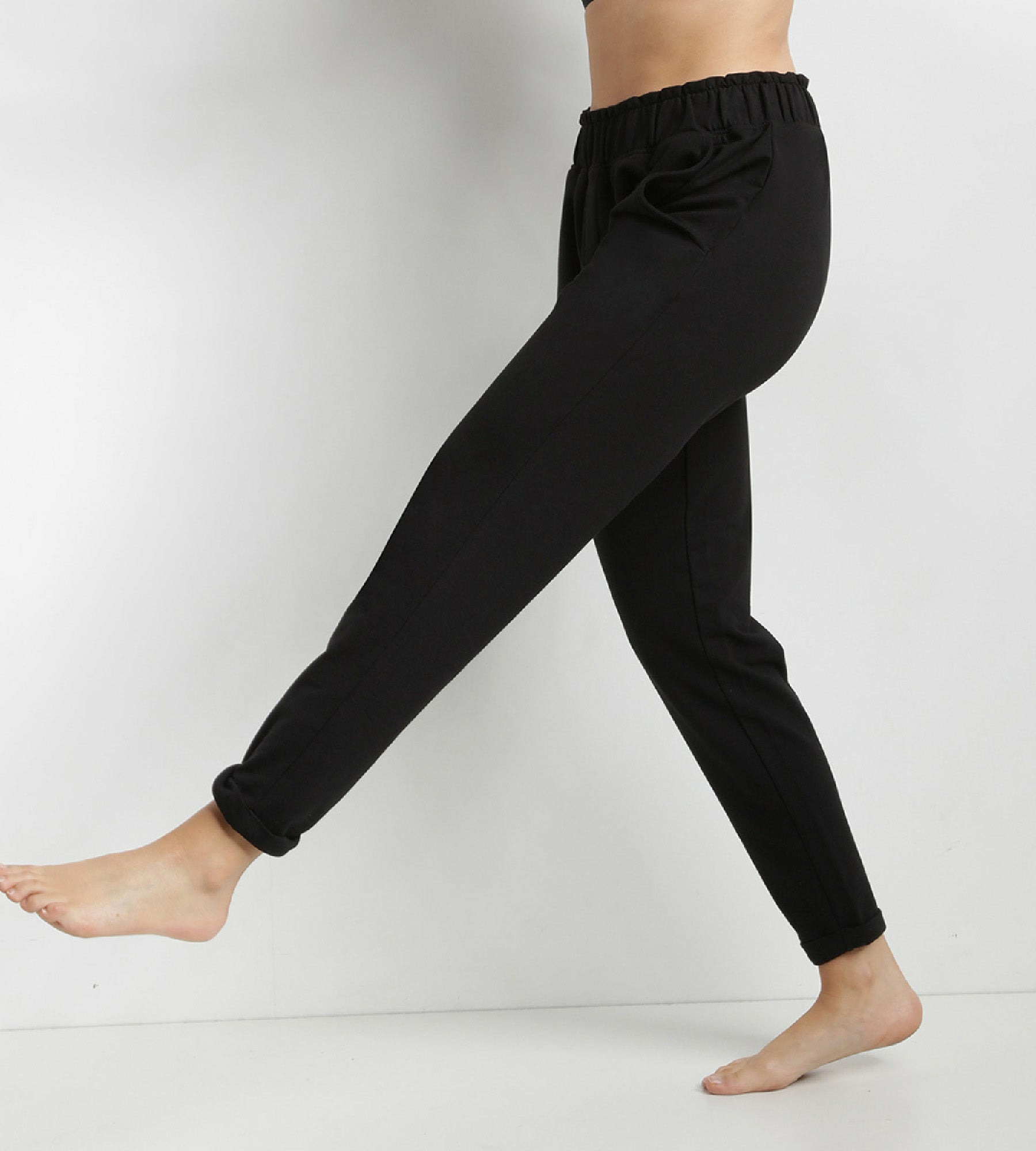 Jogger noir Femme Comfy Wear