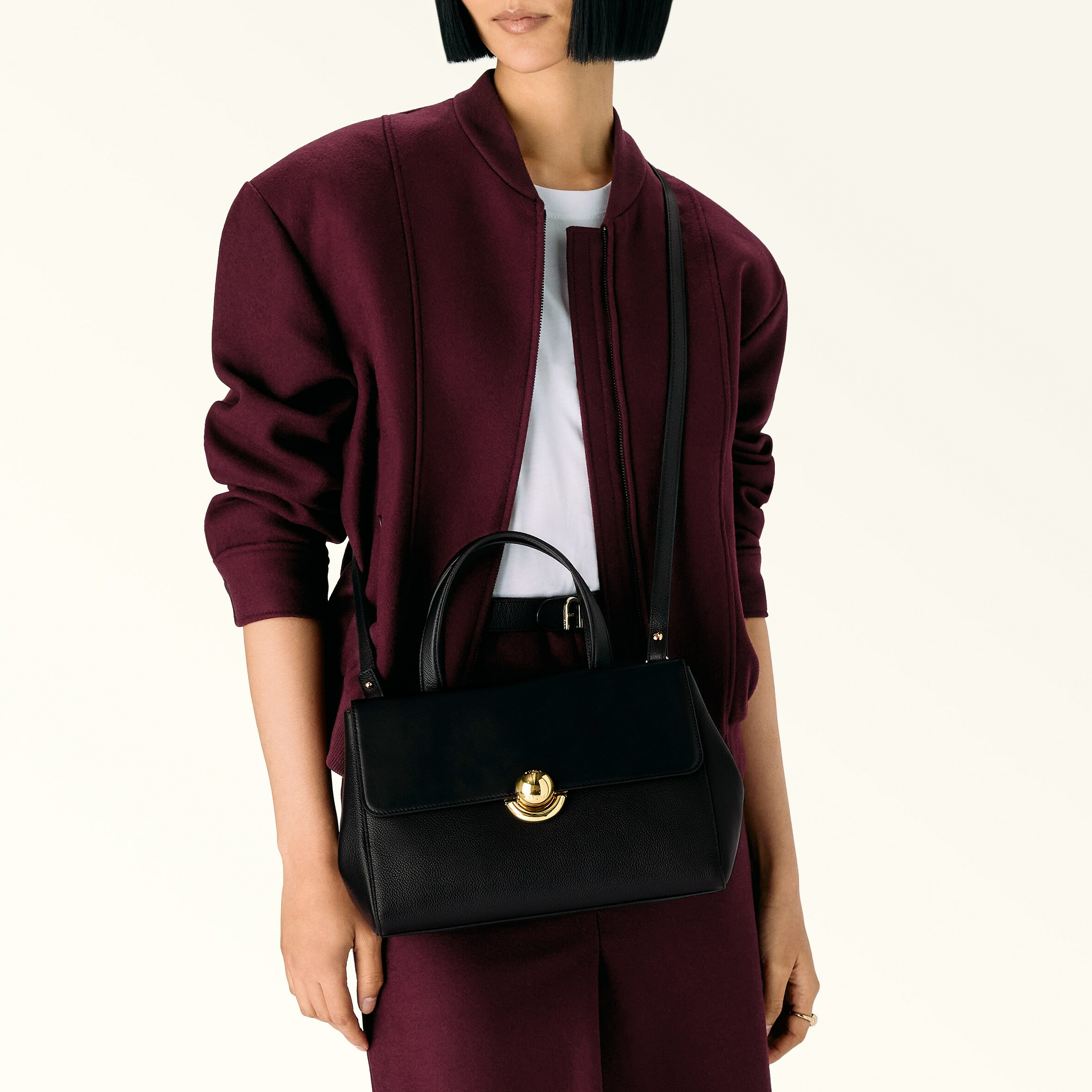 FURLA SFERA M TOTE - VITELLO NIGHT+VITELLO ROMA