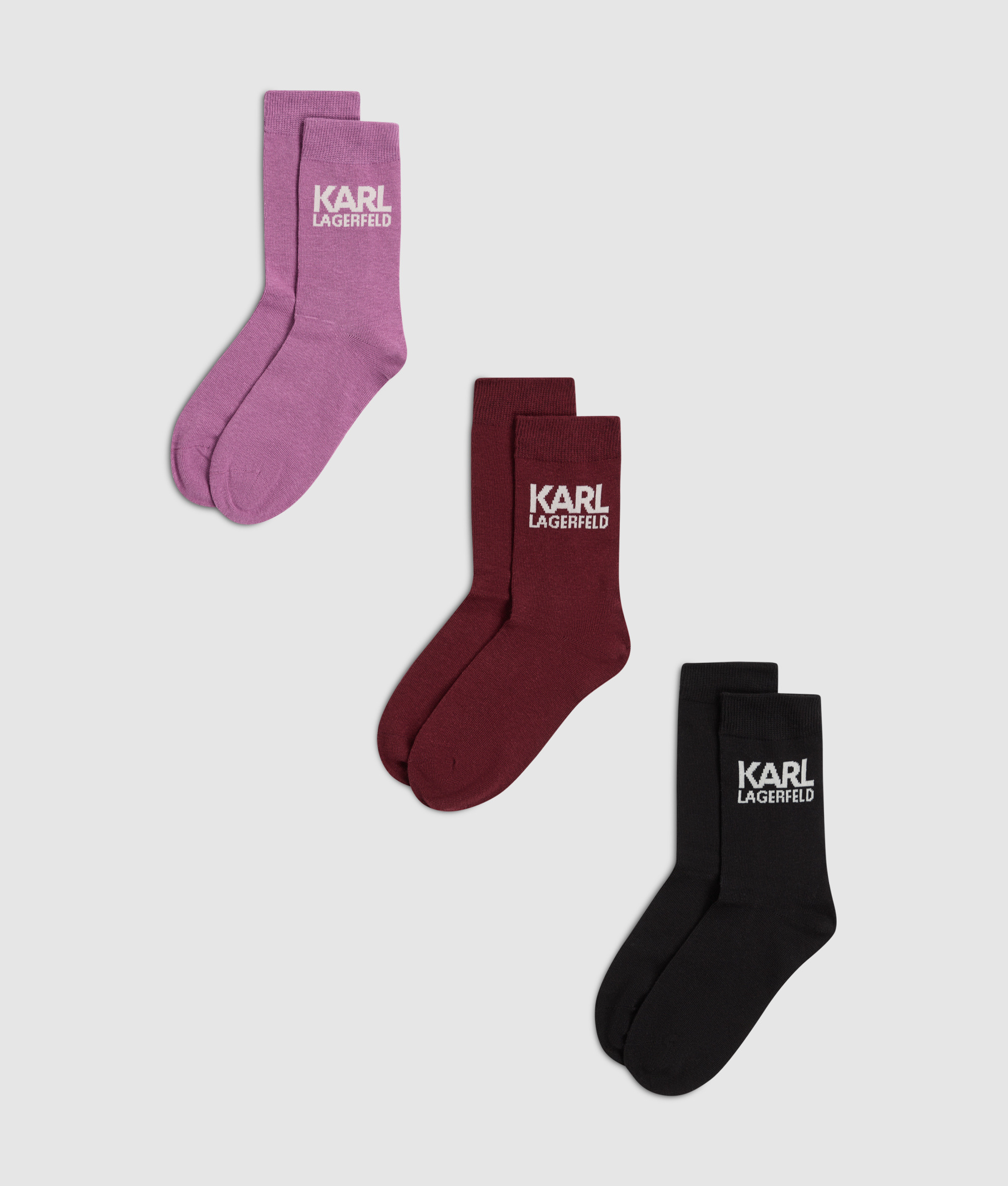 STACK LOGO SOCKS 3PK