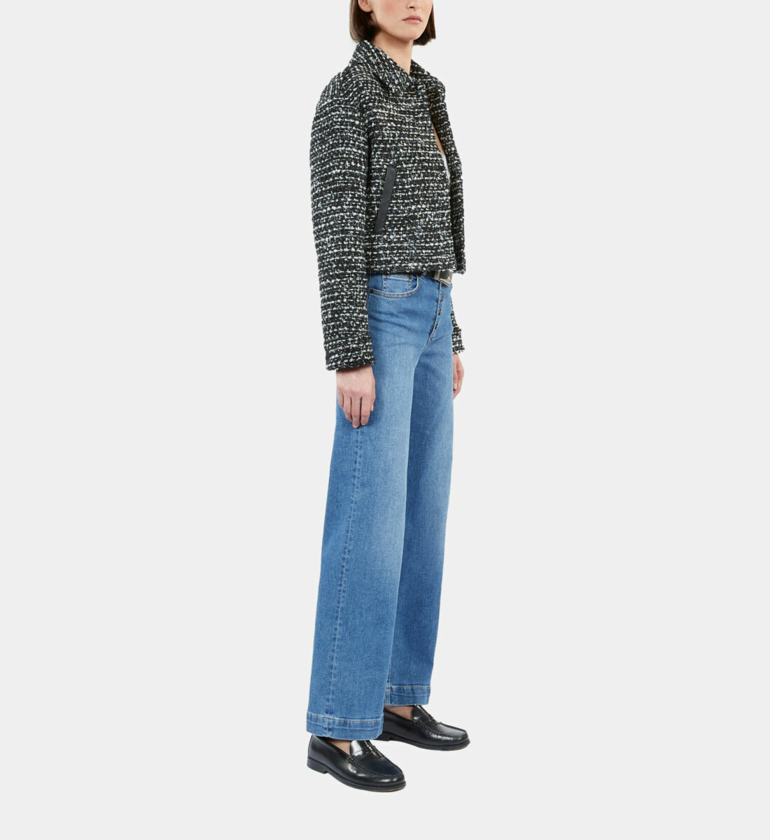 Blouson Court Ample Femme