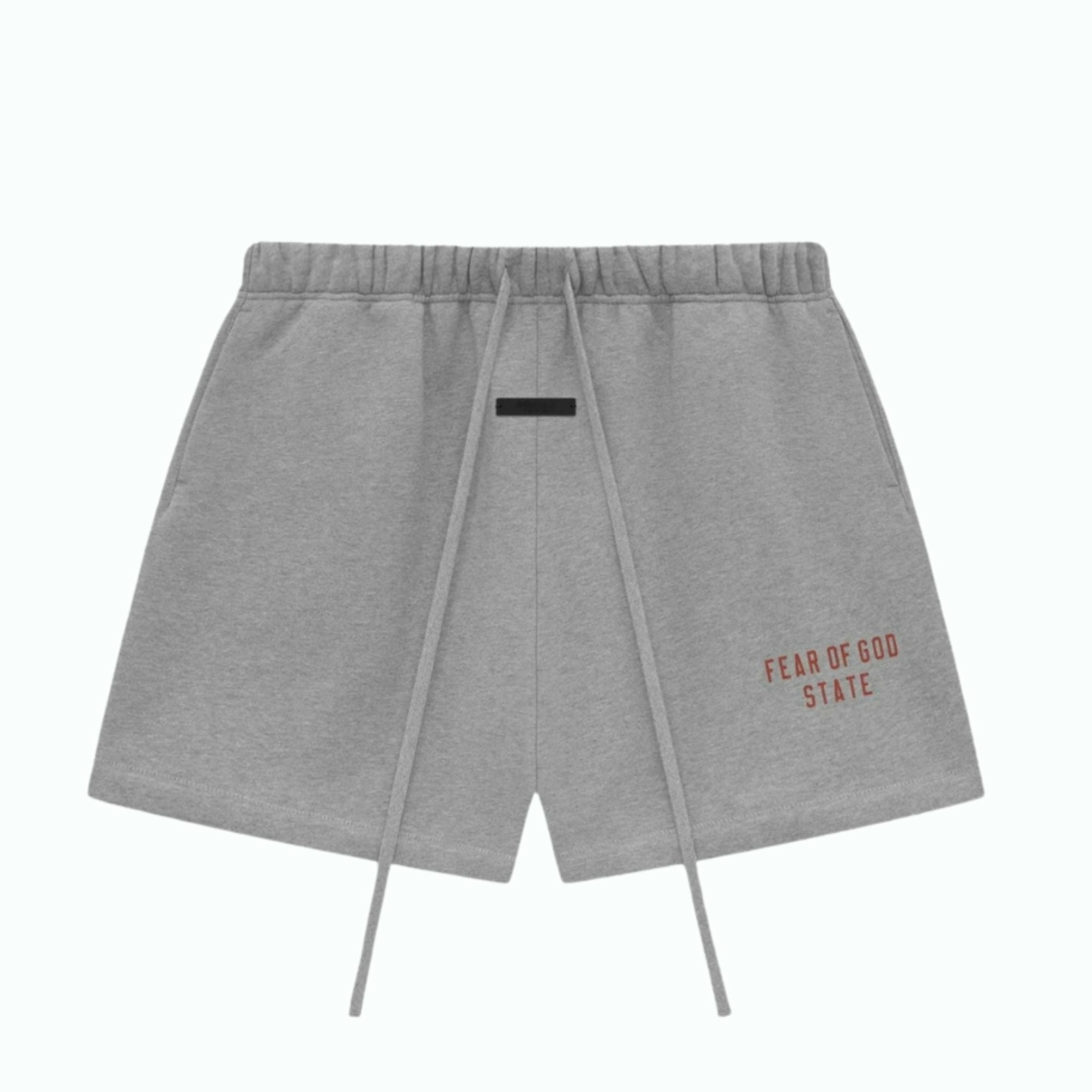 Essentials Fear Of God Short Fleece Soccer Gris