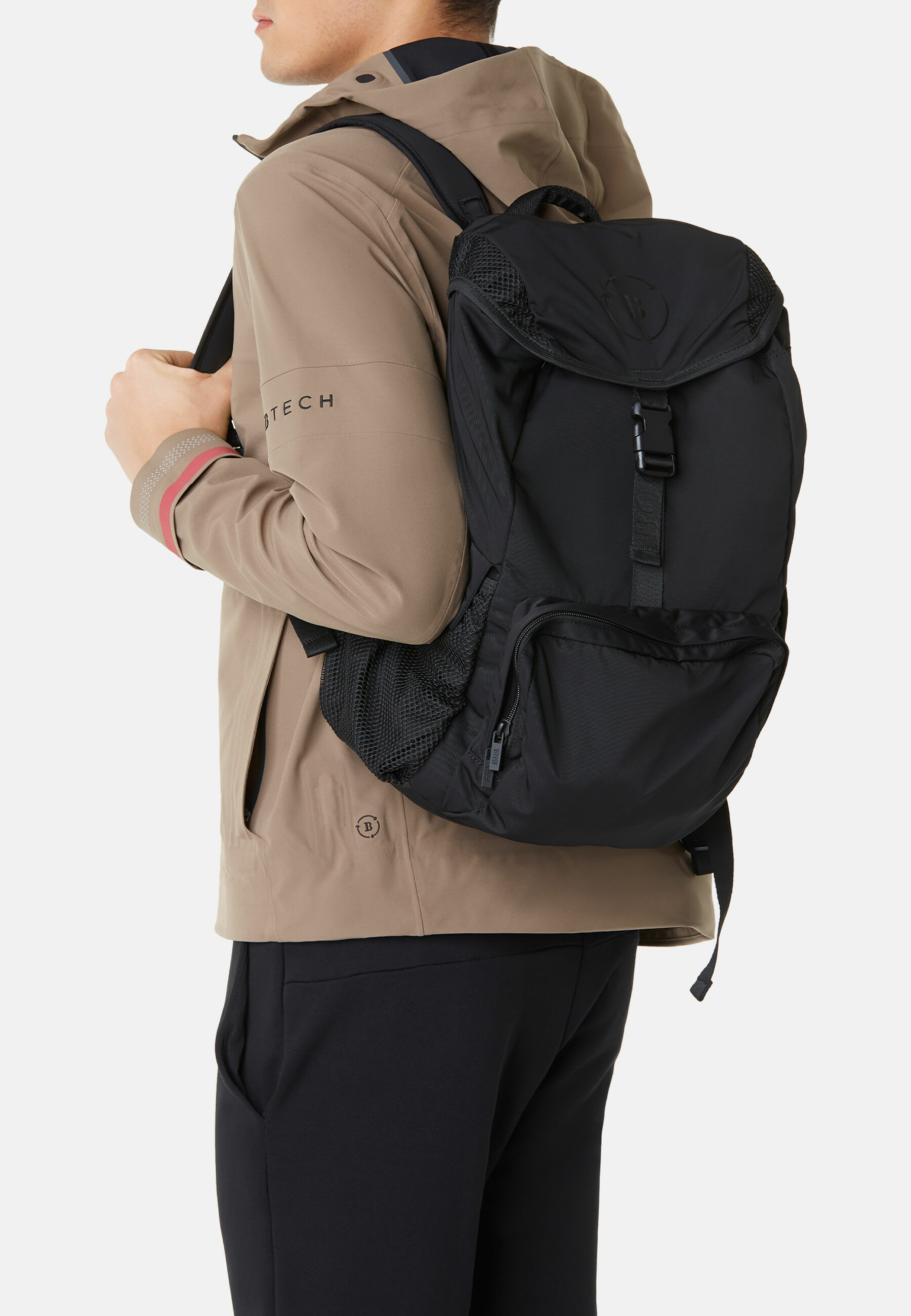 Sac À Dos En Tissu Technique Recyclé