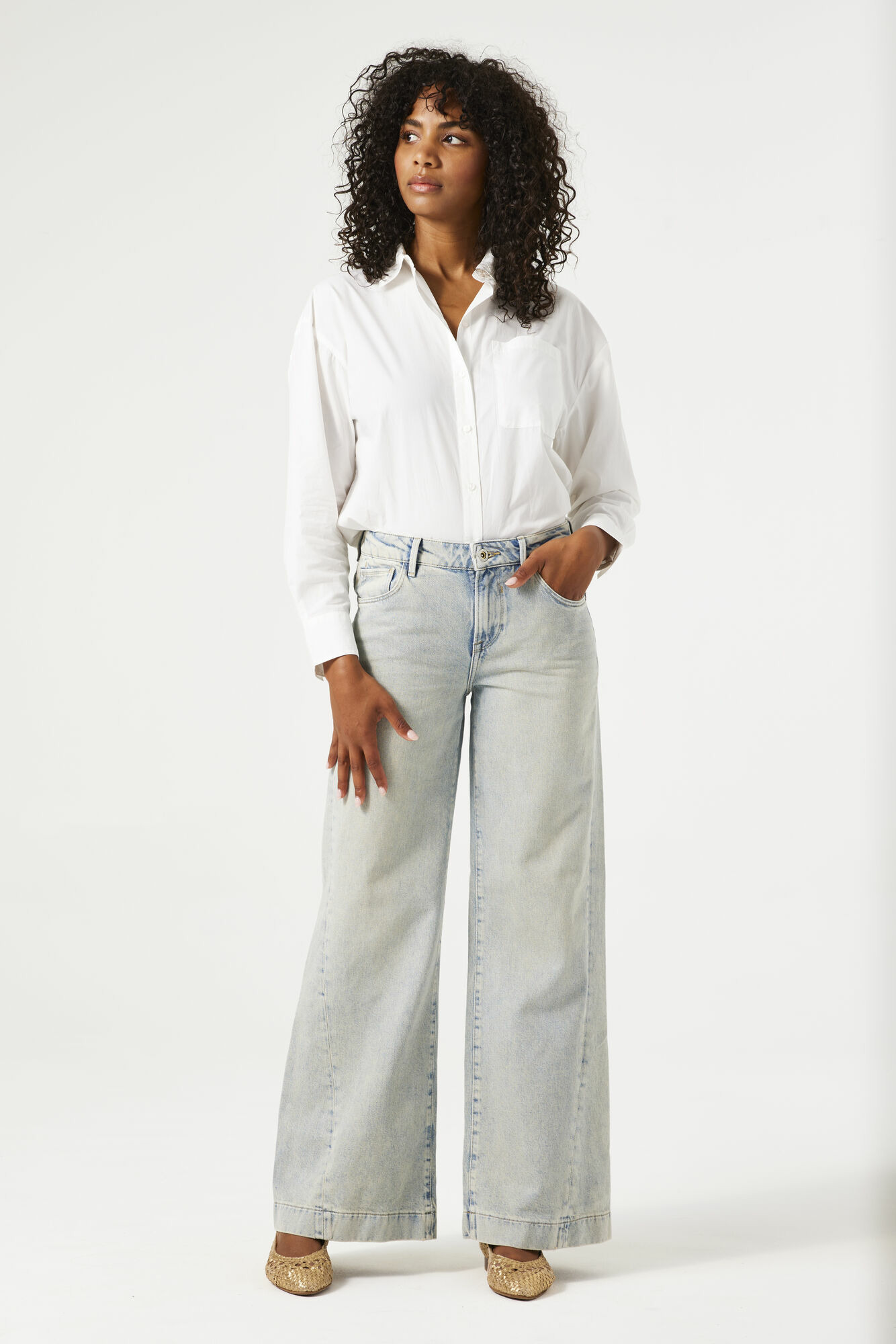 Women Jeans Celia wide Wide fit Blue